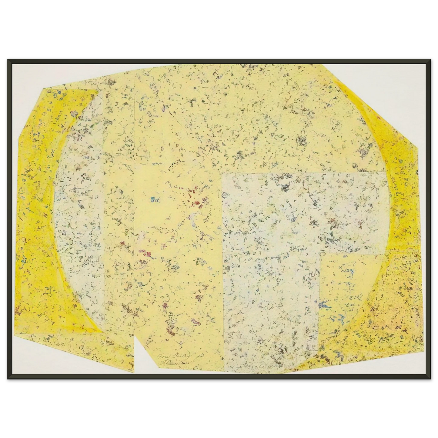 Sam Gilliam Lattice Framed Art Print - Aluminum Frame - 40x50 cm / 16x20 inches