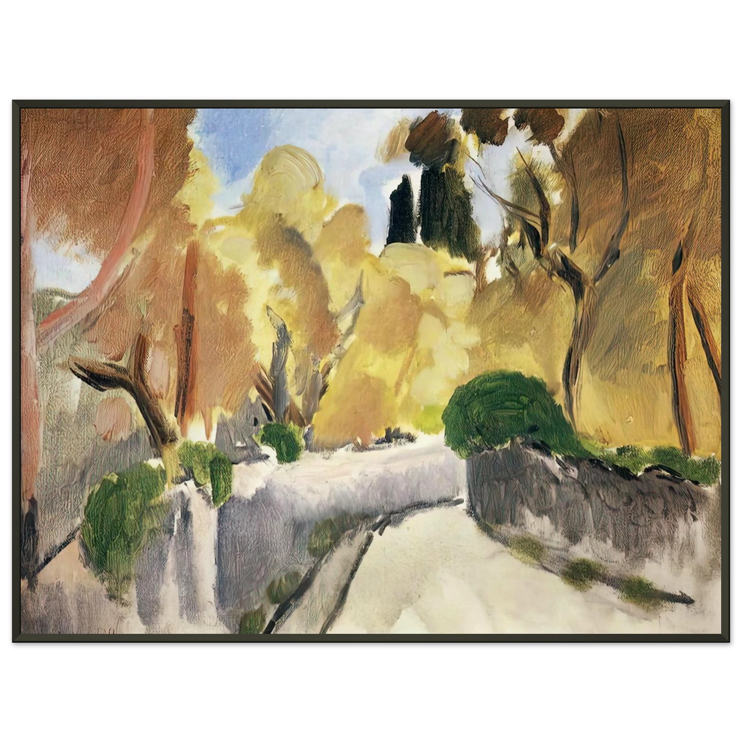 Henri Matisse LANDSCAPE 2 Framed Art Print - Aluminum Frame - 70x100 cm / 28x40 inches