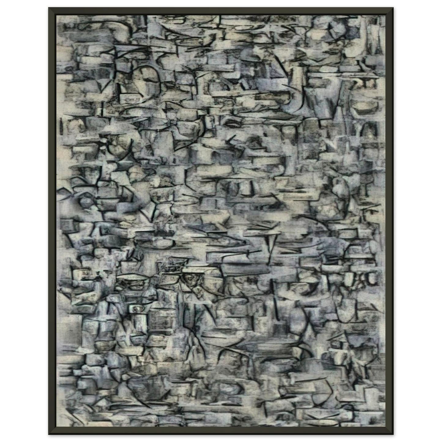 Ad Reinhardt Number 22 1949 Framed Art Print - Aluminum Frame - 70x100 cm / 28x40 inches