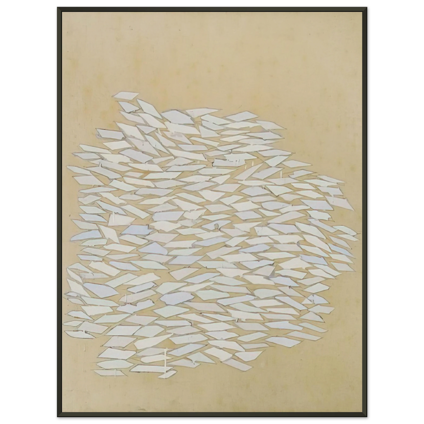 Robert Goodnough Pastel Statement 1971 Framed Art Print - Aluminum Frame - 70x100 cm / 28x40 inches