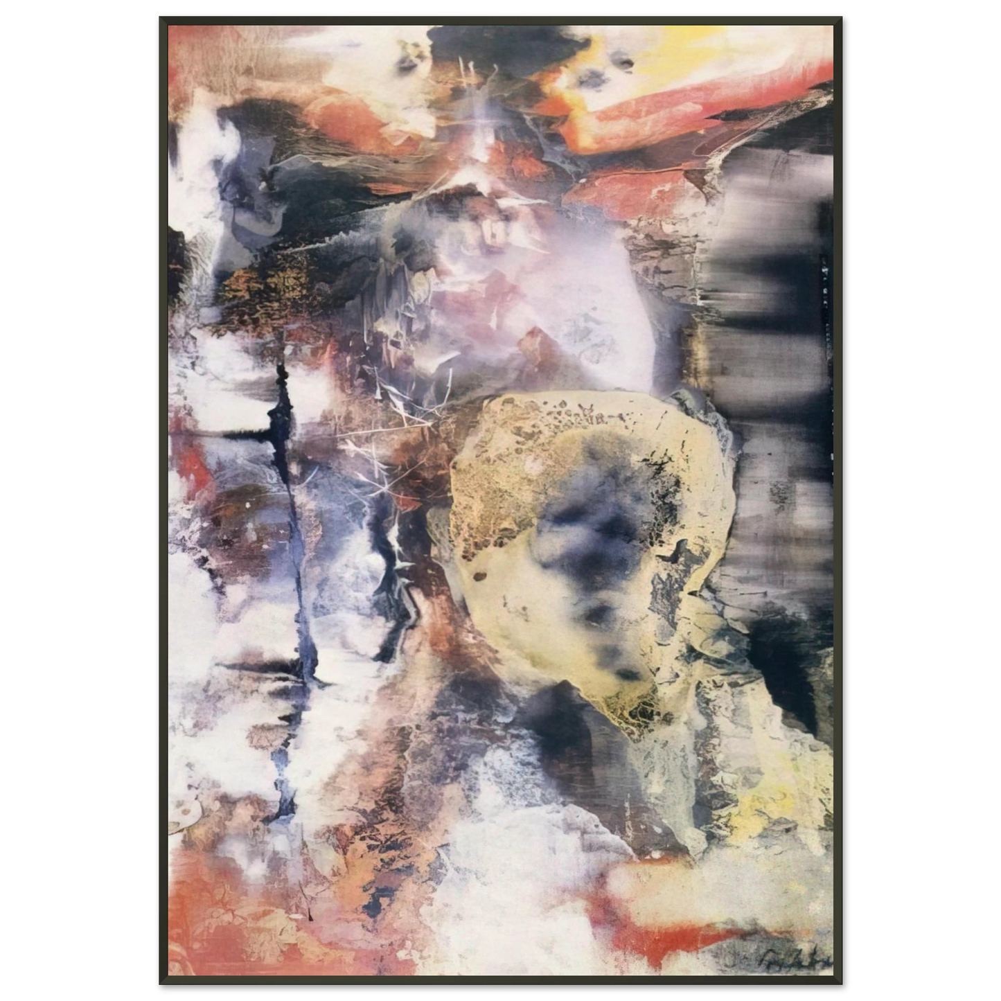 Paul Jenkins  The Archer Framed Art Print  - Aluminum Frame - 21x29.7 cm / 8x12"