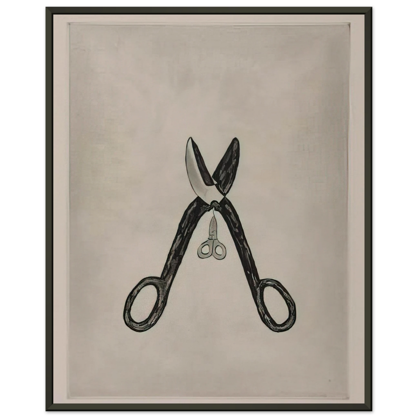 Louise Bourgeois SCISSORS 1994 Framed Art Print - Aluminum Frame - 40x50 cm / 16x20 inches