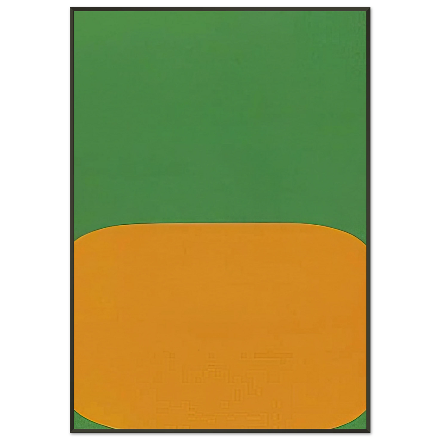 Ellsworth Kelly DerriSre le Miroir Framed Art Print - Aluminum Frame - 21x29.7 cm / 8x12"