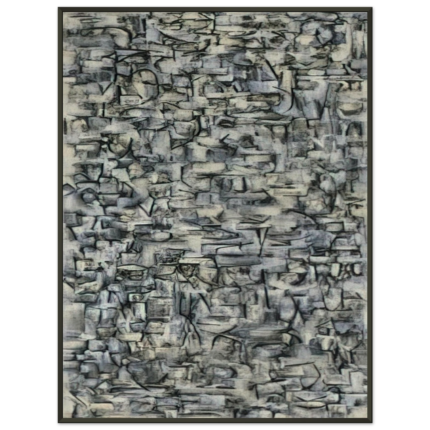Ad Reinhardt Number 22 1949 Framed Art Print - Aluminum Frame - 40x50 cm / 16x20 inches