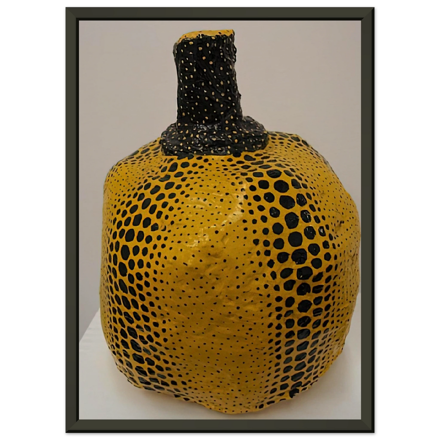 Yayoi Kusama PUMPKIN 1983 Framed Art Print - Aluminum Frame - 60x80 cm / 24x32 inches