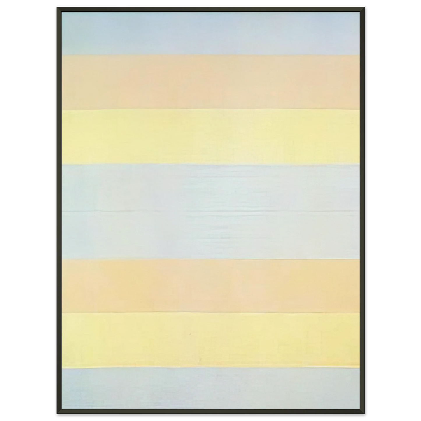 Agnes Martin With My Back to the World Framed Art Print - Aluminum Frame - 60x80 cm / 24x32 inches