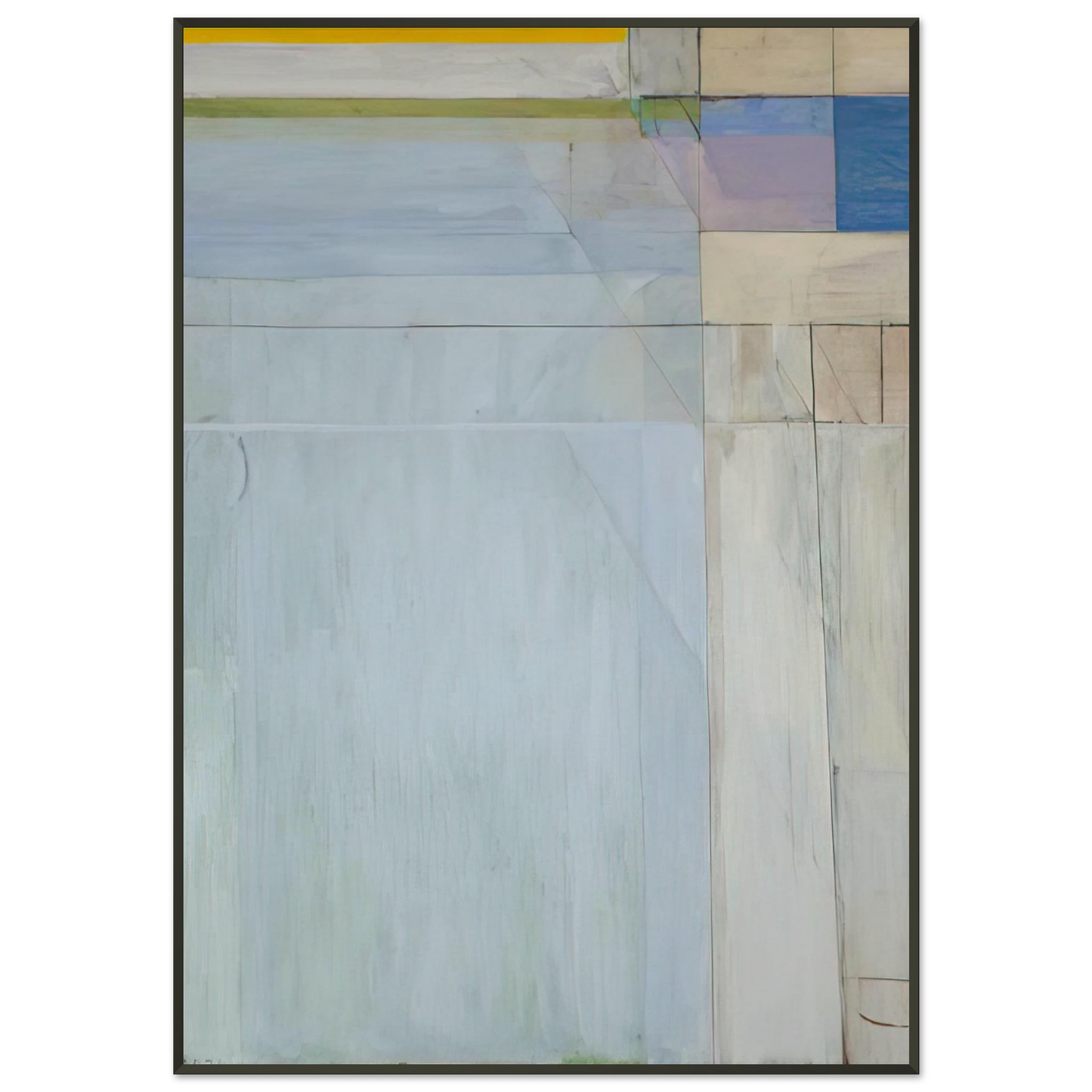 Richard Diebenkorn Ocean Park 54 Framed Art Print - Aluminum Frame - 21x29.7 cm / 8x12"