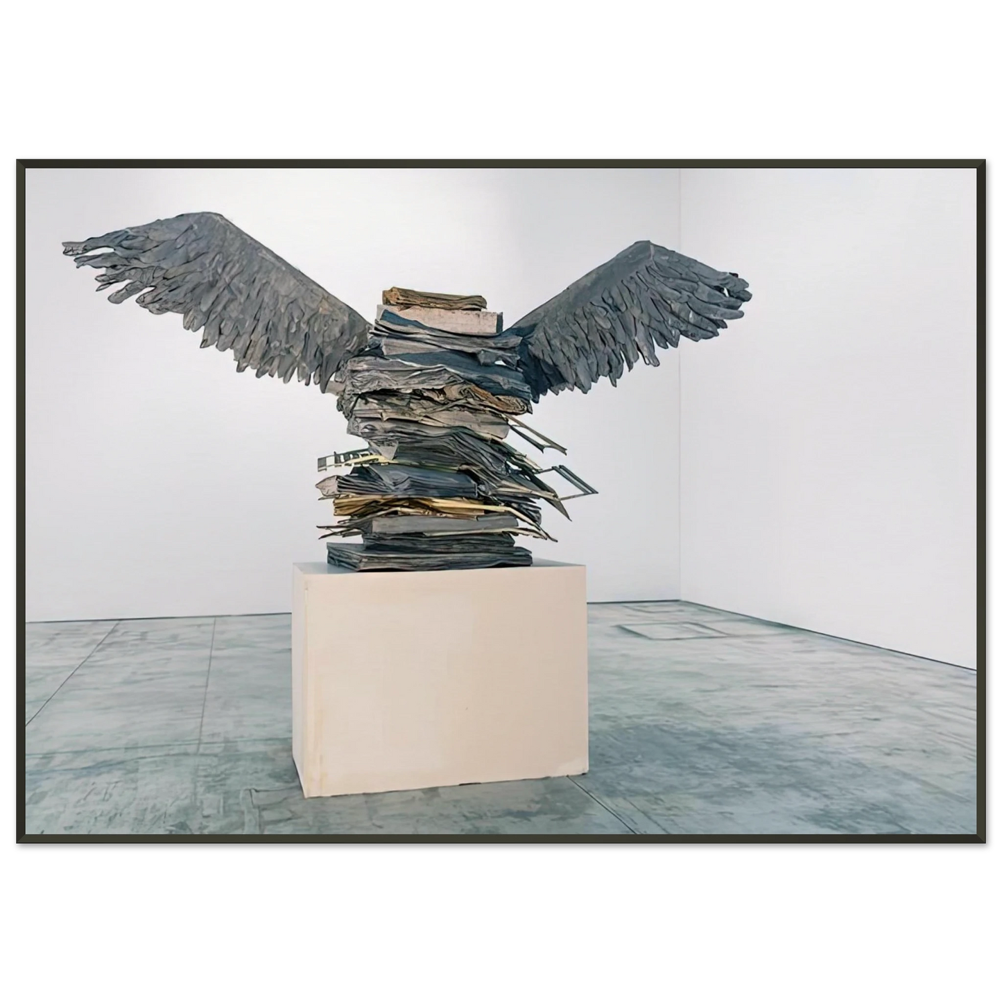 Anselm Kiefer THE LANGUAGE OF THE BIRDS 2013 Framed Art Print - Aluminum Frame - 21x29.7 cm / 8x12"