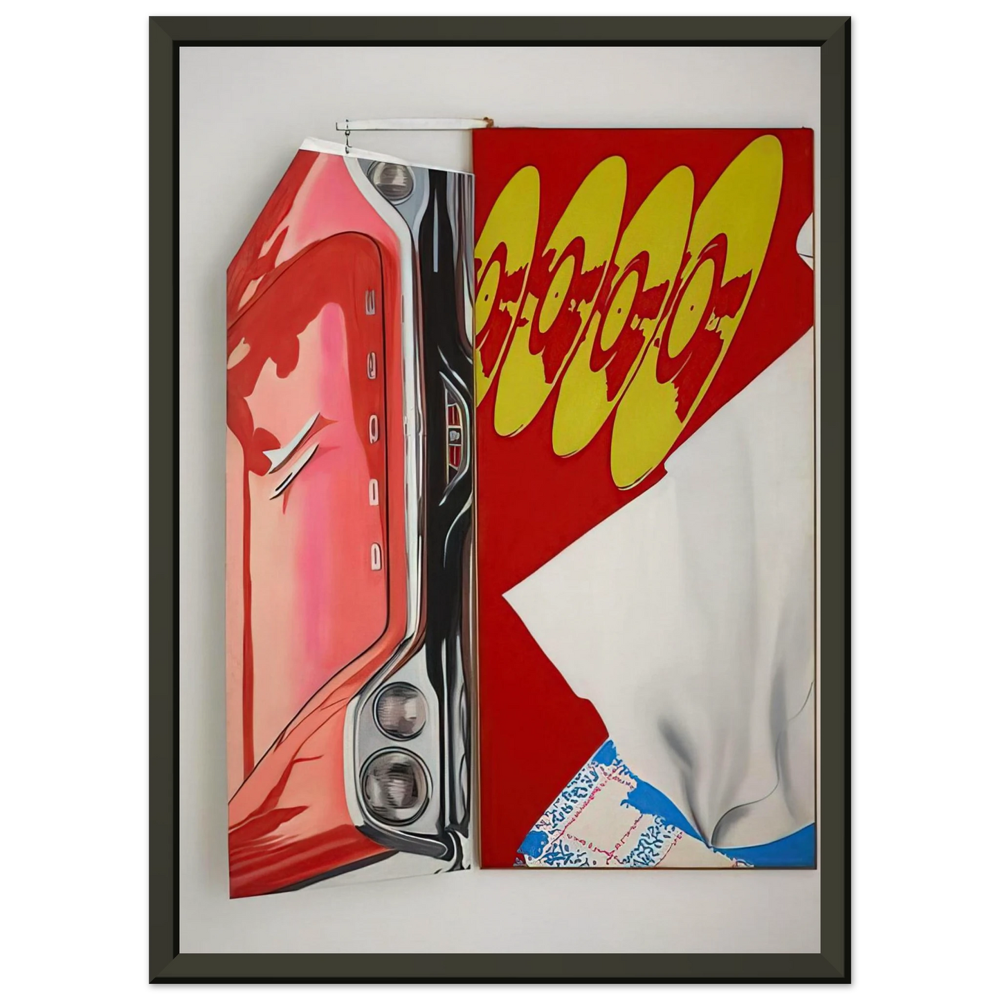 James Rosenquist Disks Framed Art Print - Aluminum Frame - 40x50 cm / 16x20 inches