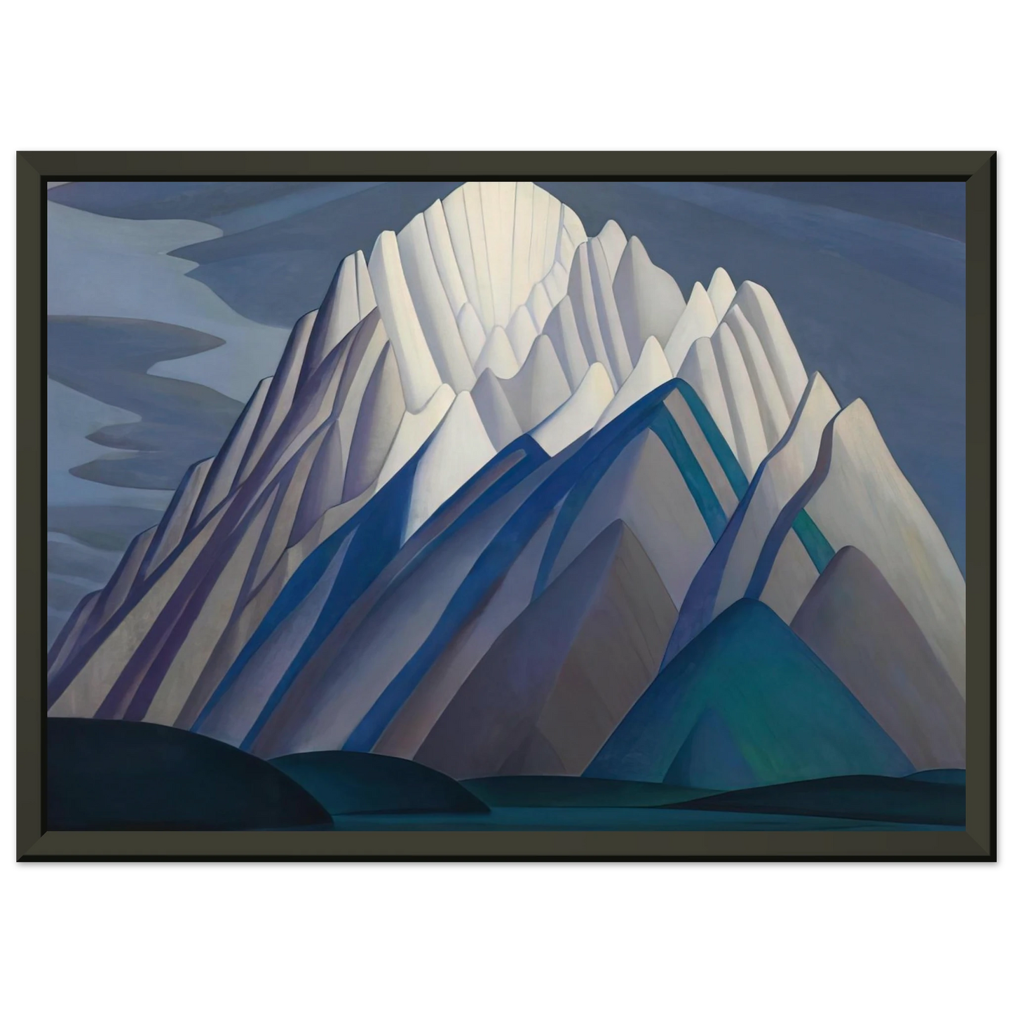 Lawren Harris Mountain Forms 1926 Framed Art Print - Aluminum Frame - 70x100 cm / 28x40 inches
