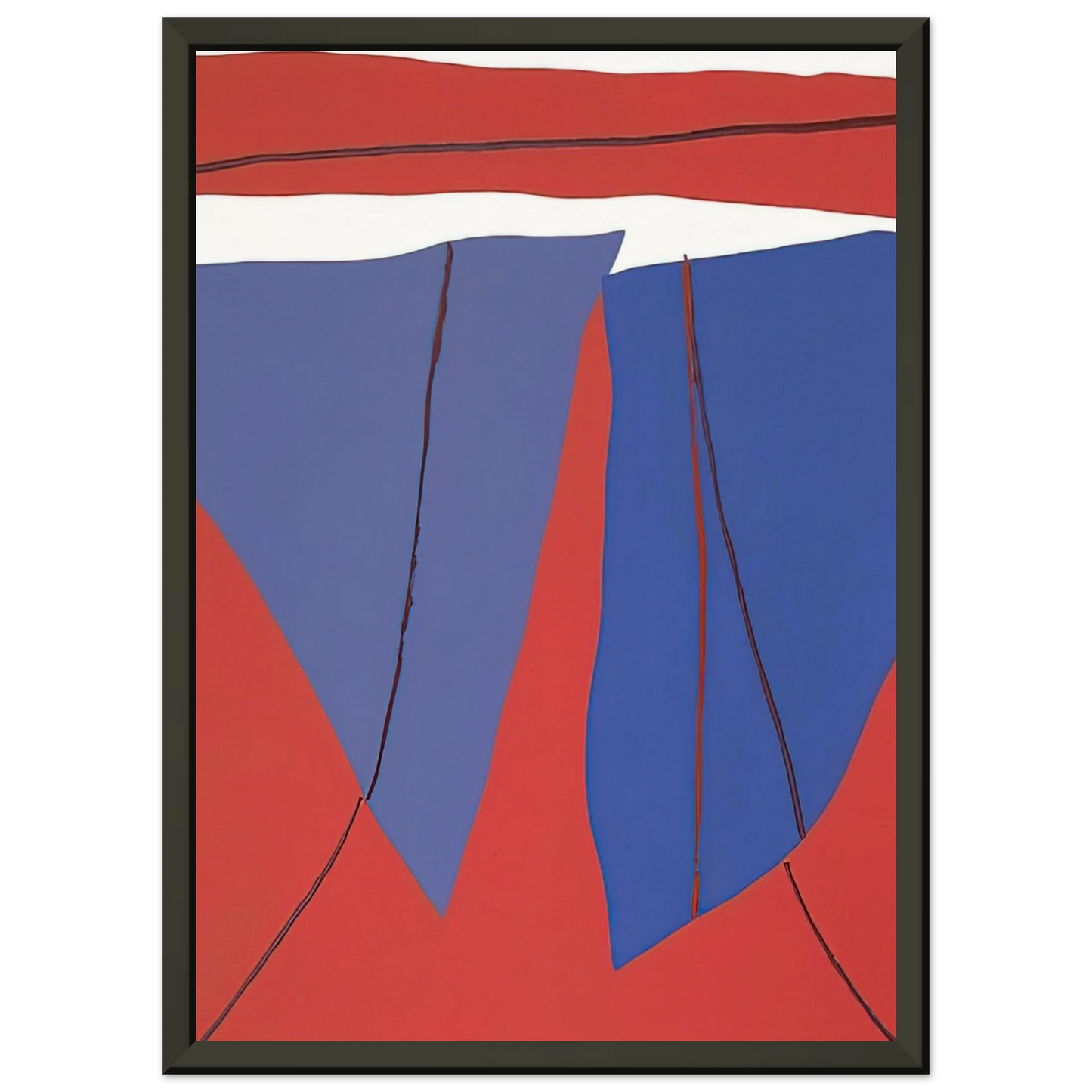Ray Parker Spring 1984 Framed Art Print - Aluminum Frame - 60x80 cm / 24x32 inches