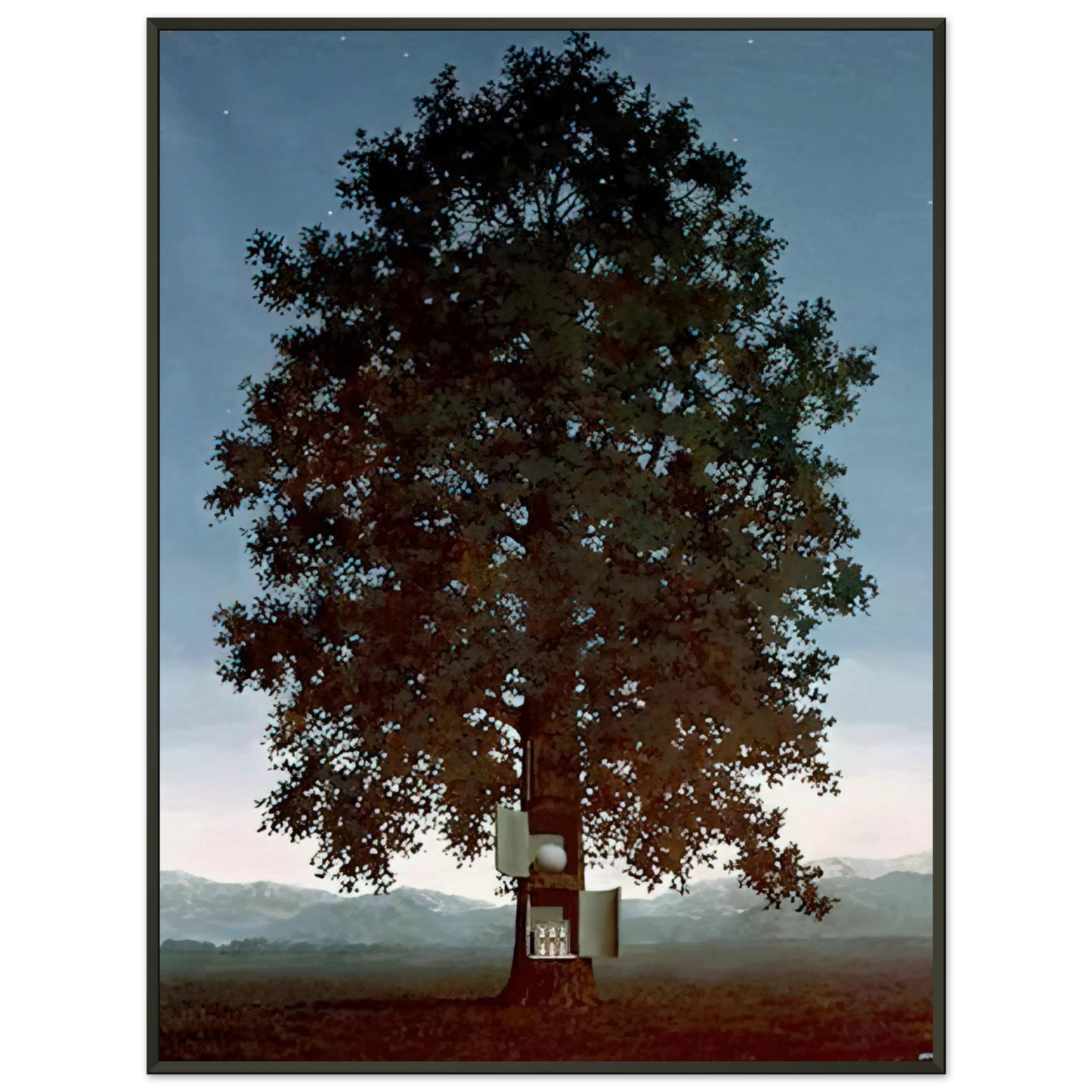 Rene Magritte THE VOICE OF BLOOD 1959 Framed Art Print - Aluminum Frame - 70x100 cm / 28x40 inches