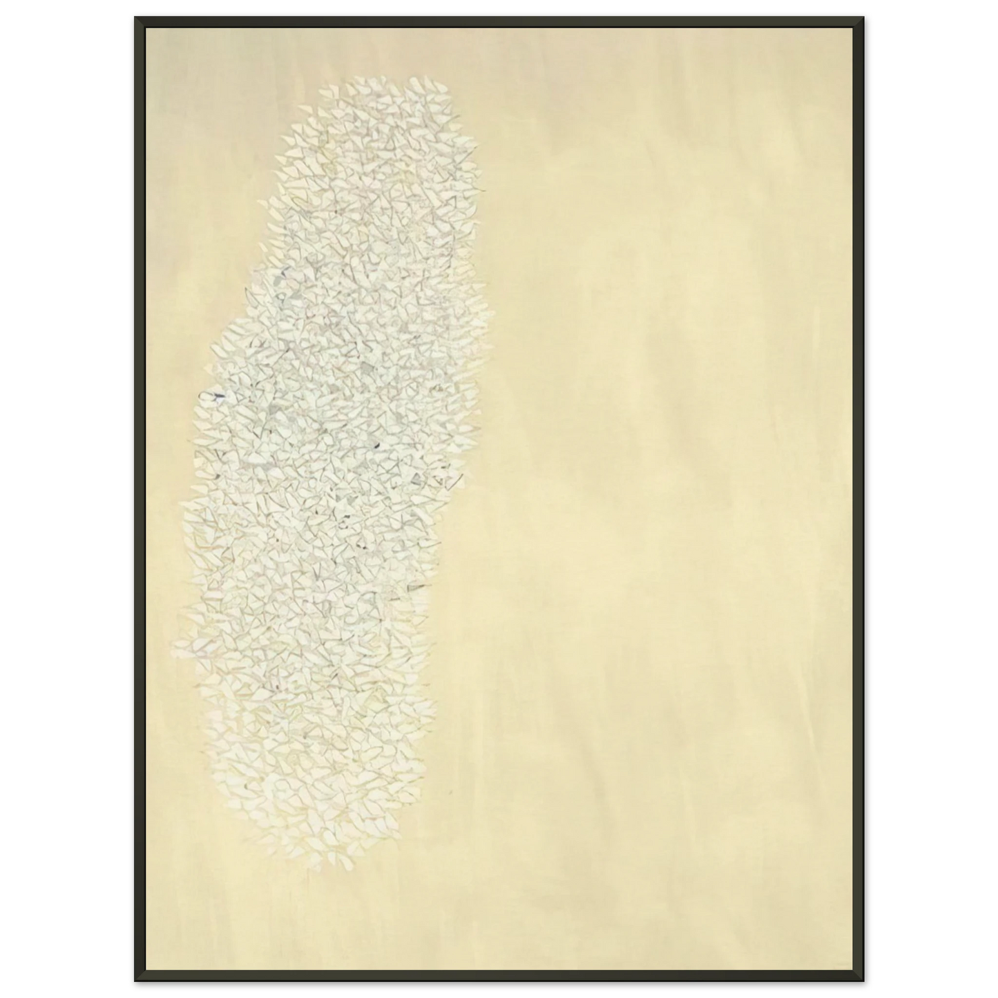 Robert Goodnough Light Gray Tan 1978 Framed Art Print - Aluminum Frame - 70x100 cm / 28x40 inches