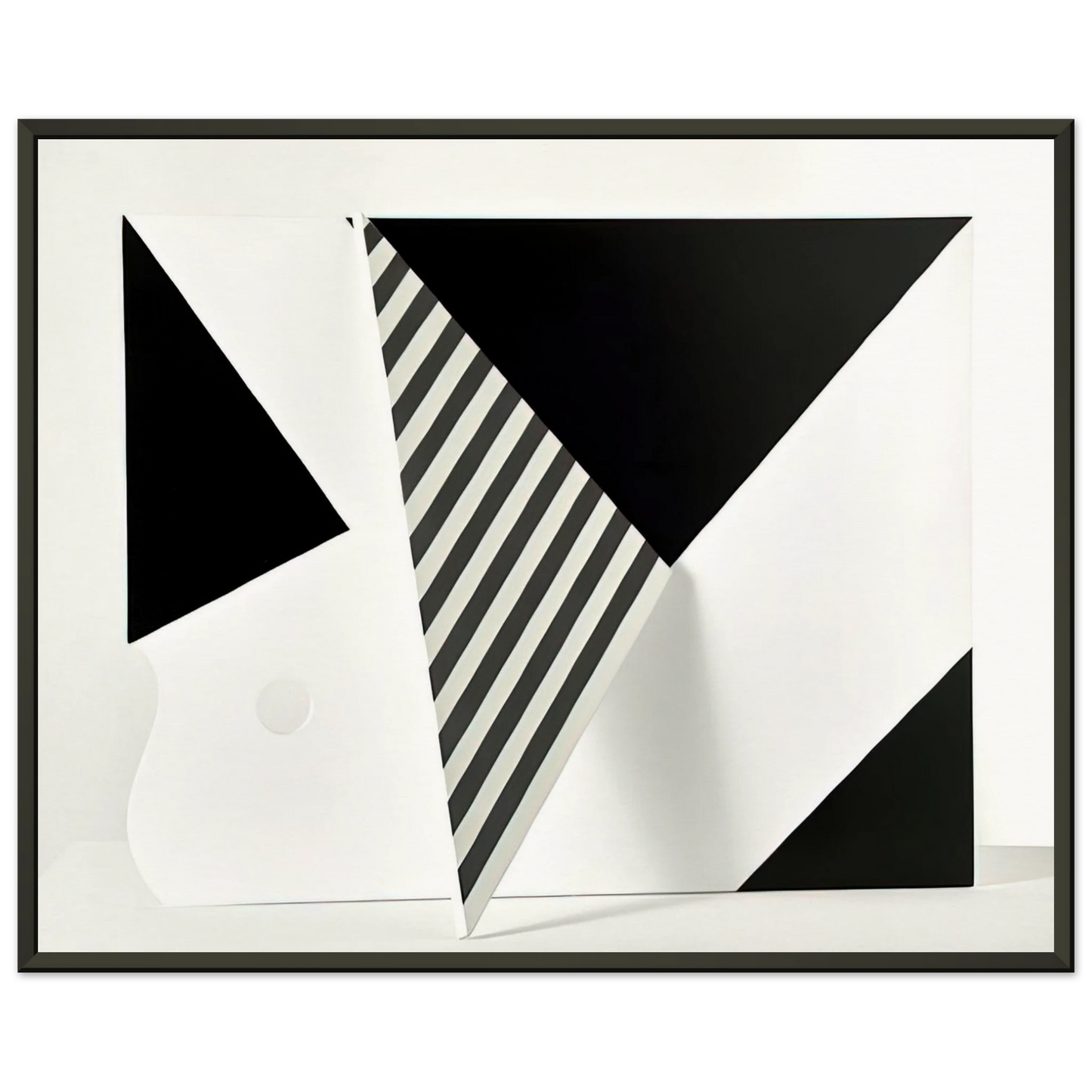 Omar Rayo Untitled 2009 Framed Art Print - Aluminum Frame - 60x80 cm / 24x32 inches