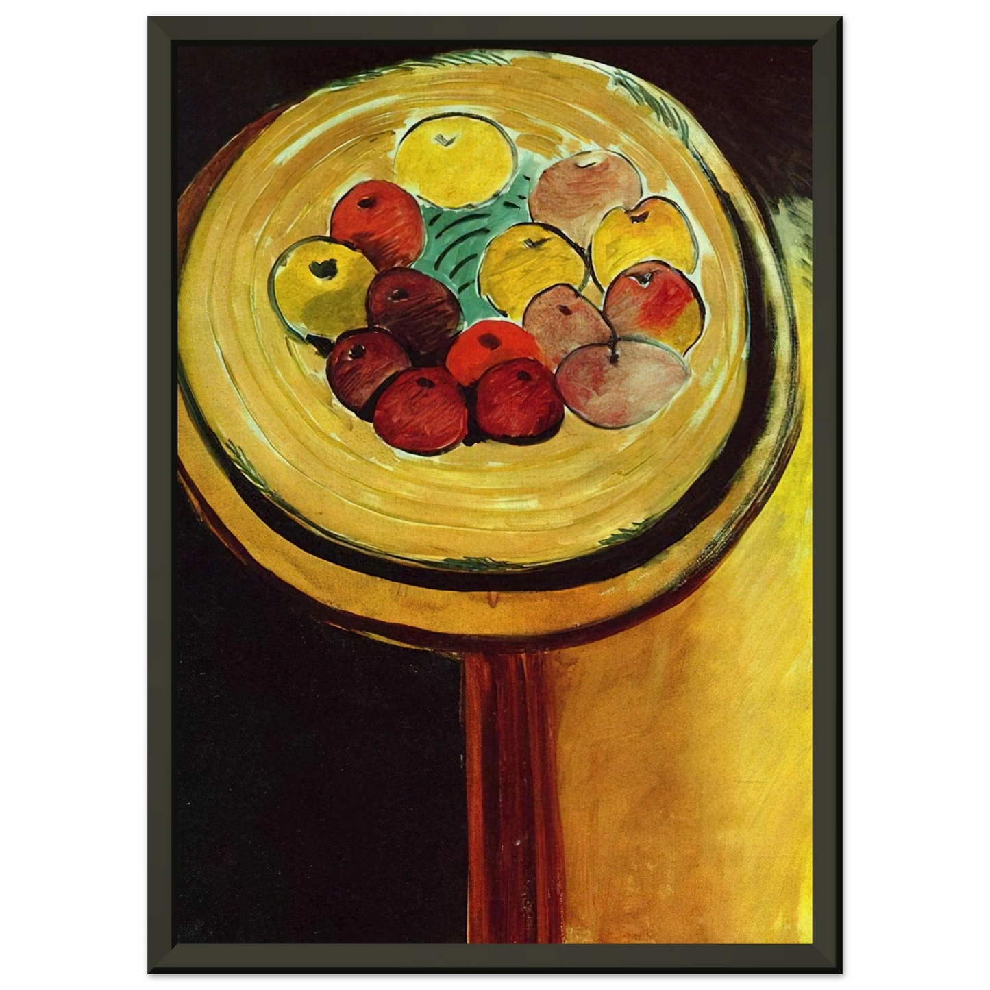 Henri Matisse APPLES 1916 Framed Art Print - Aluminum Frame - 60x80 cm / 24x32 inches