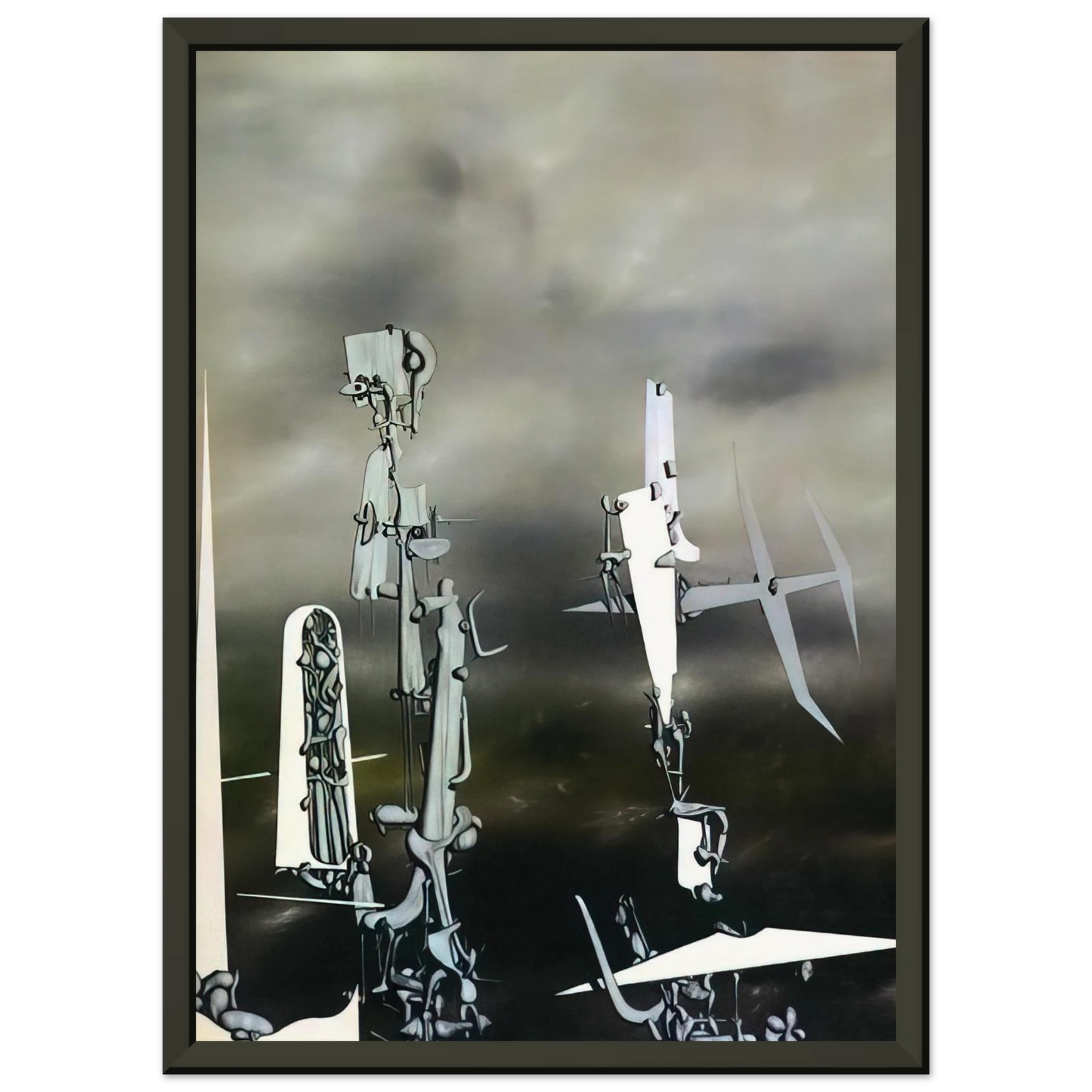 Yves Tanguy Phantoms Framed Art Print - Aluminum Frame - 40x50 cm / 16x20 inches
