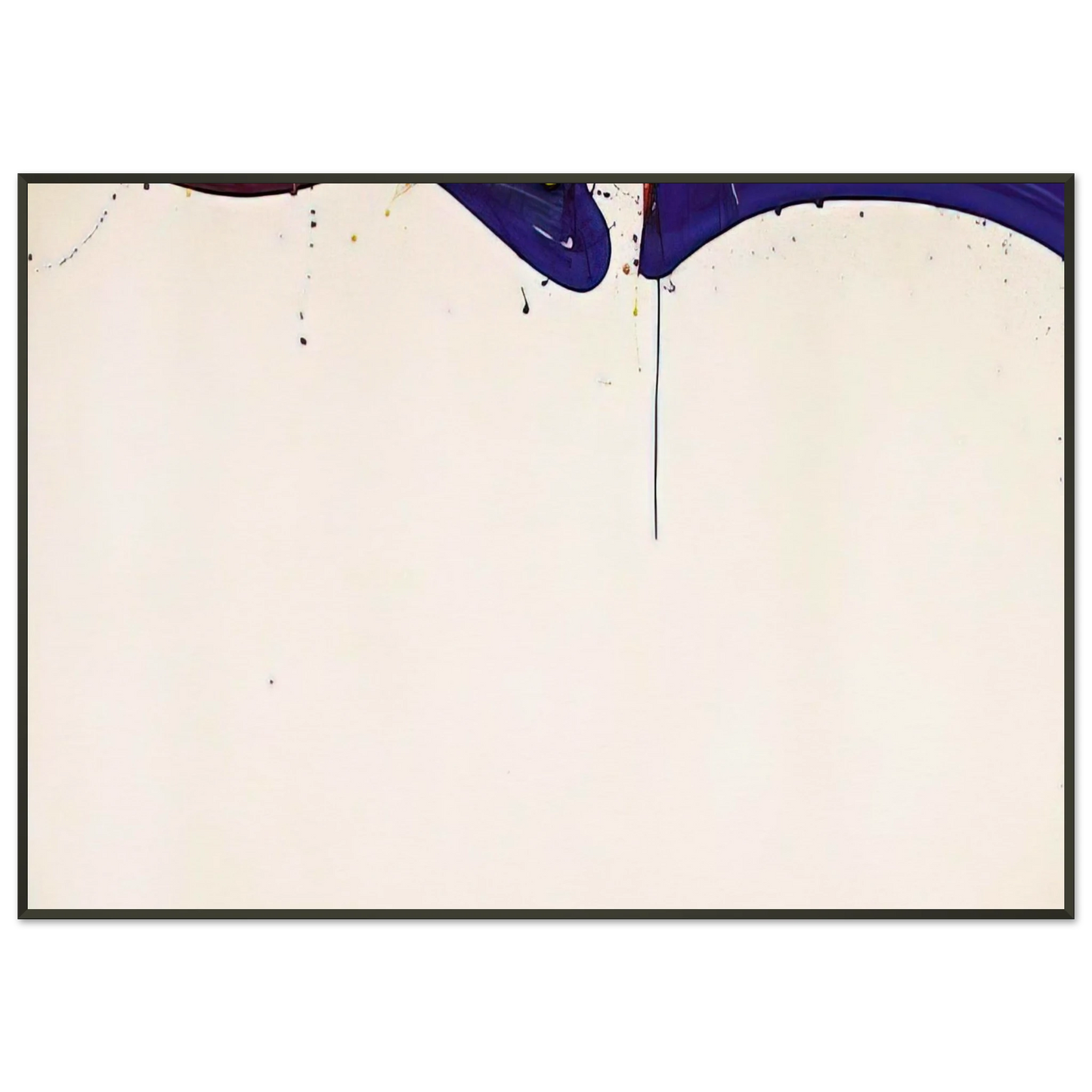 Sam Francis Untitled SF 64171 Framed Art Print - Aluminum Frame - 21x29.7 cm / 8x12"