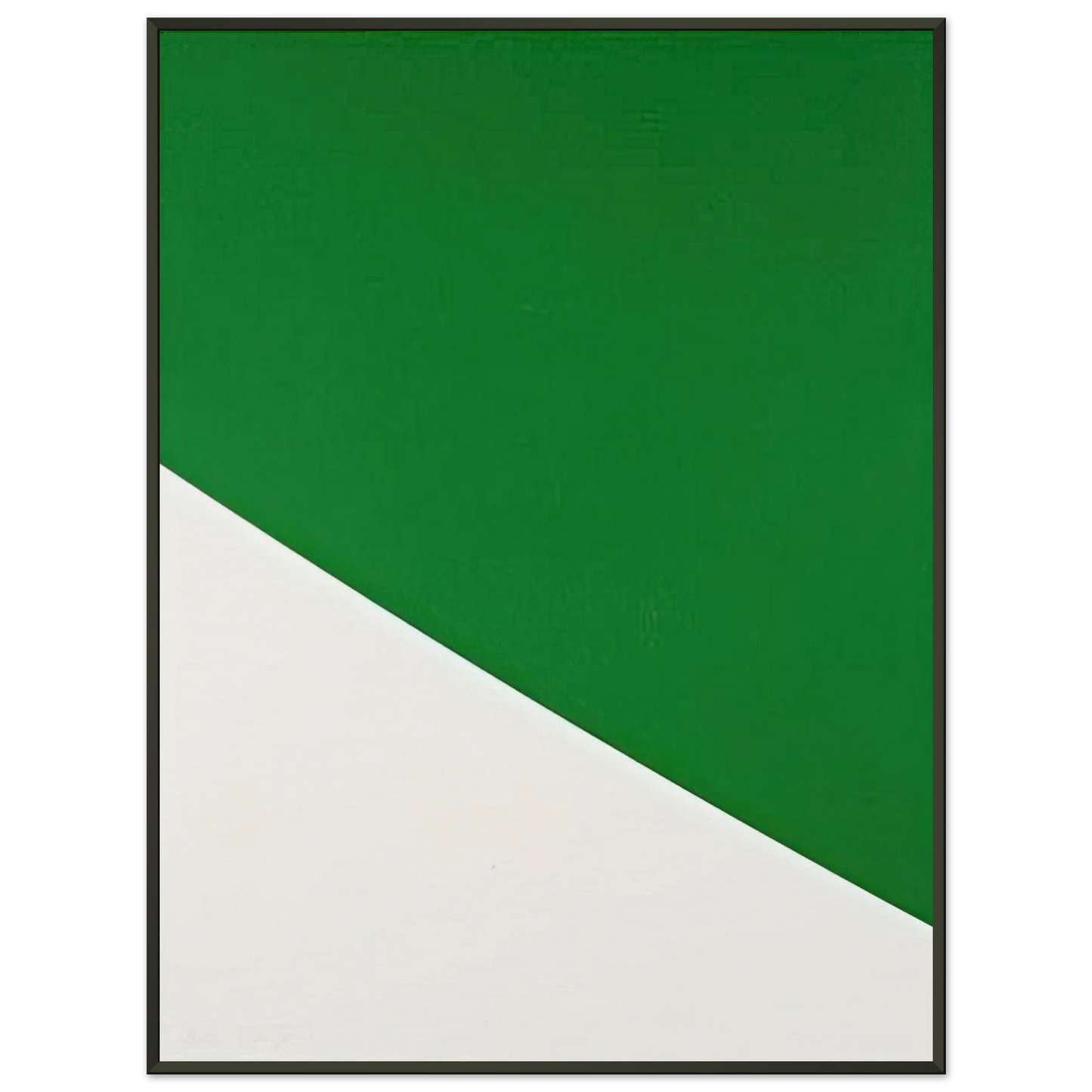 Ellsworth Kelly Green Curve Framed Art Print - Aluminum Frame - 60x80 cm / 24x32 inches