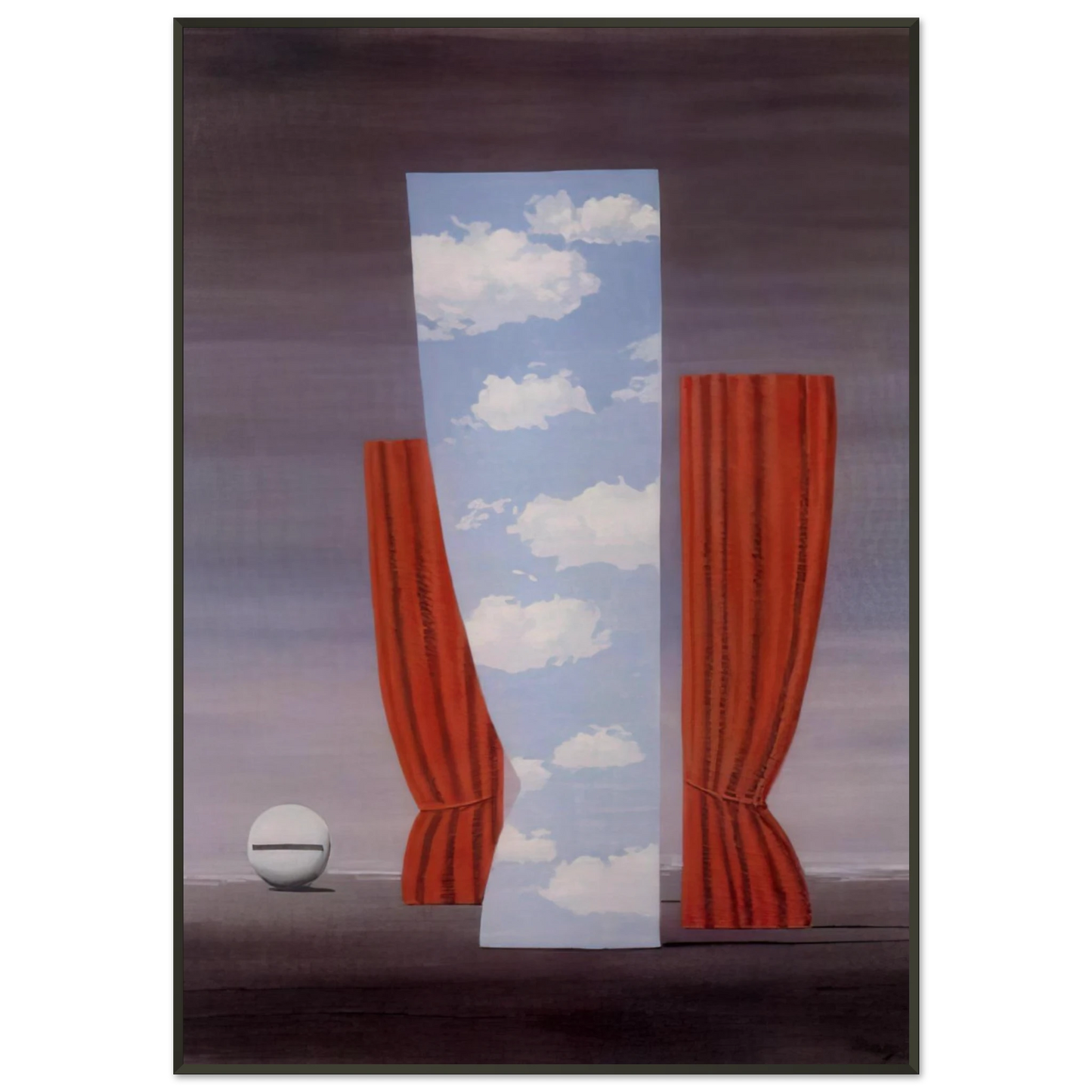 Rene Magritte GIOCONDA 1964 Framed Art Print - Aluminum Frame - 21x29.7 cm / 8x12"