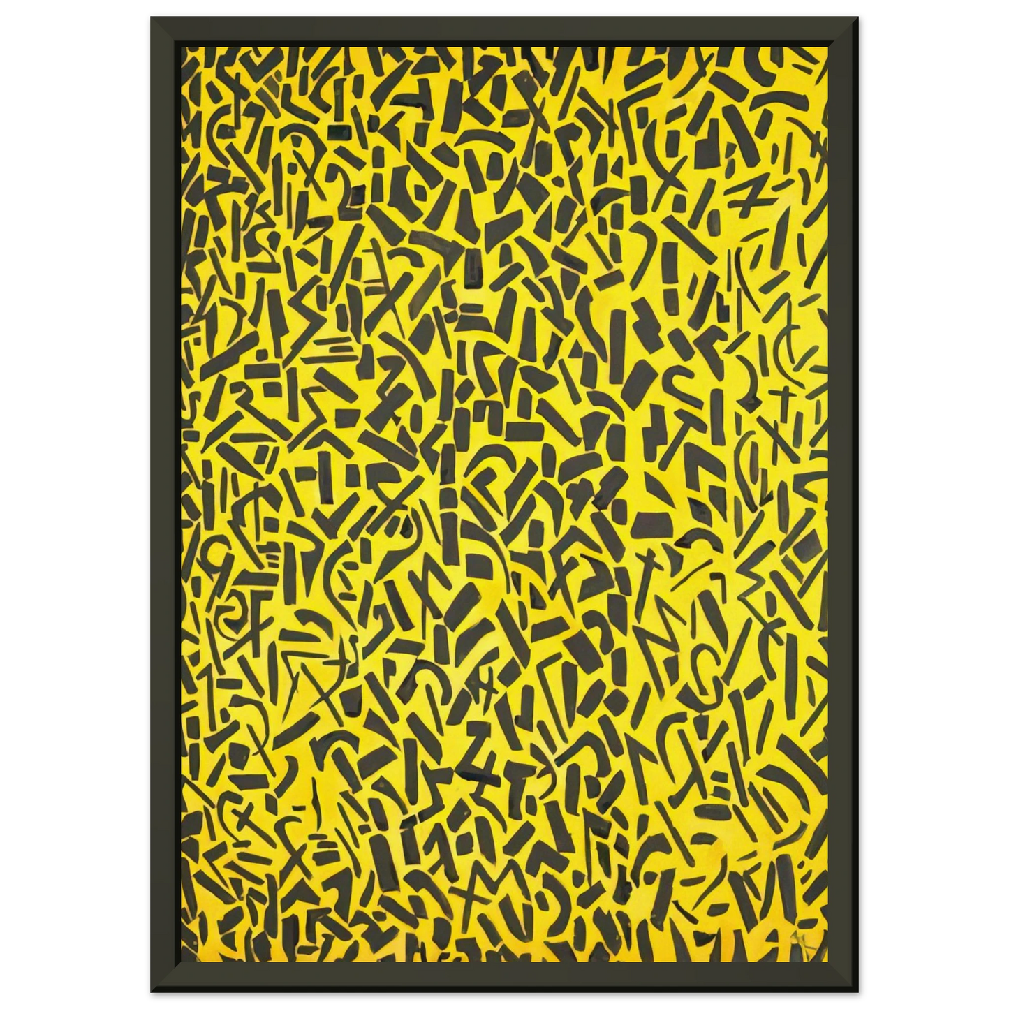 Alma Woodsey Thomas ORIENTAL GARDEN CONCERTO 1976 Framed Art Print - Aluminum Frame - 40x50 cm / 16x20 inches