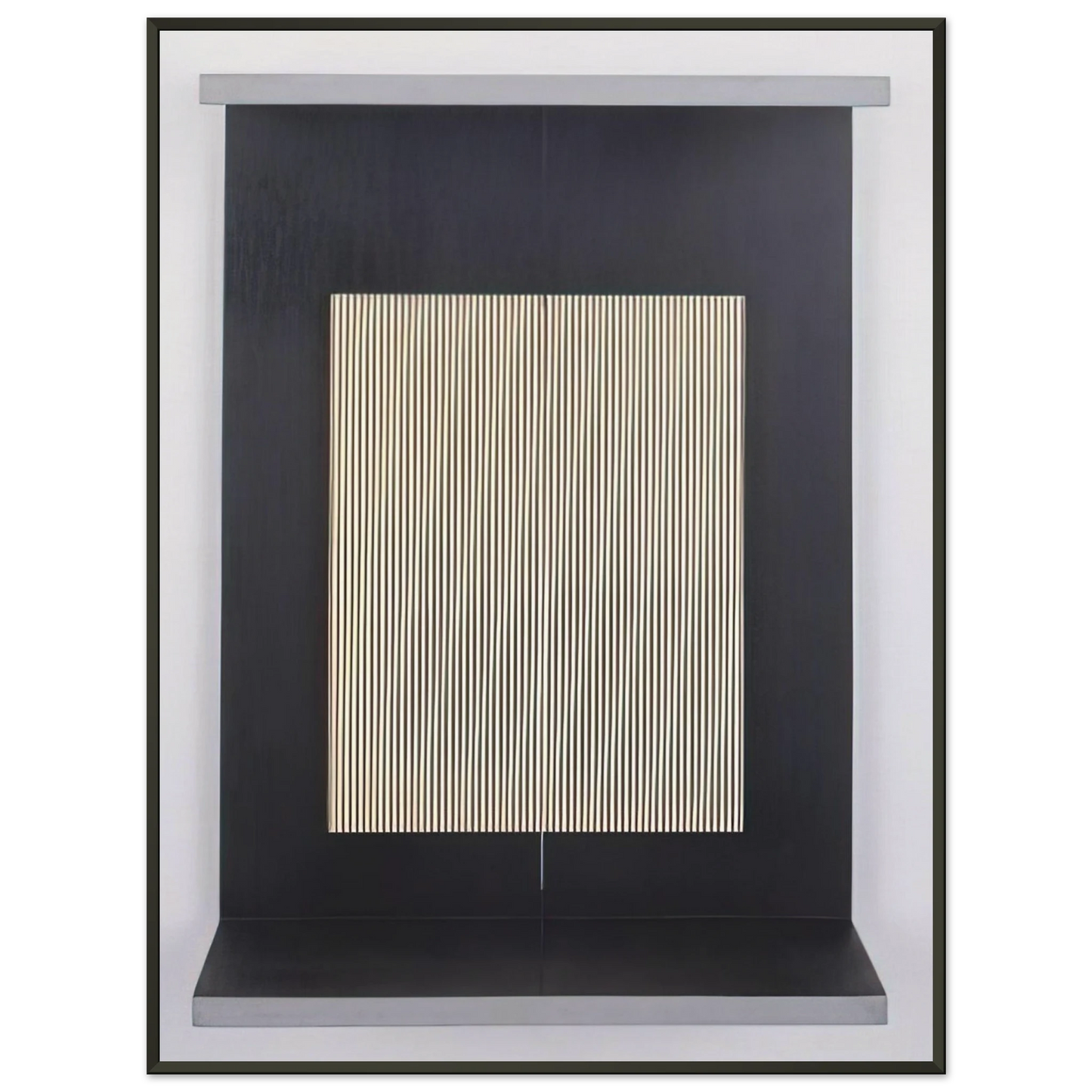 Jesus Rafael Soto LIGHT TRAP 1965 Framed Art Print - Aluminum Frame - 70x100 cm / 28x40 inches
