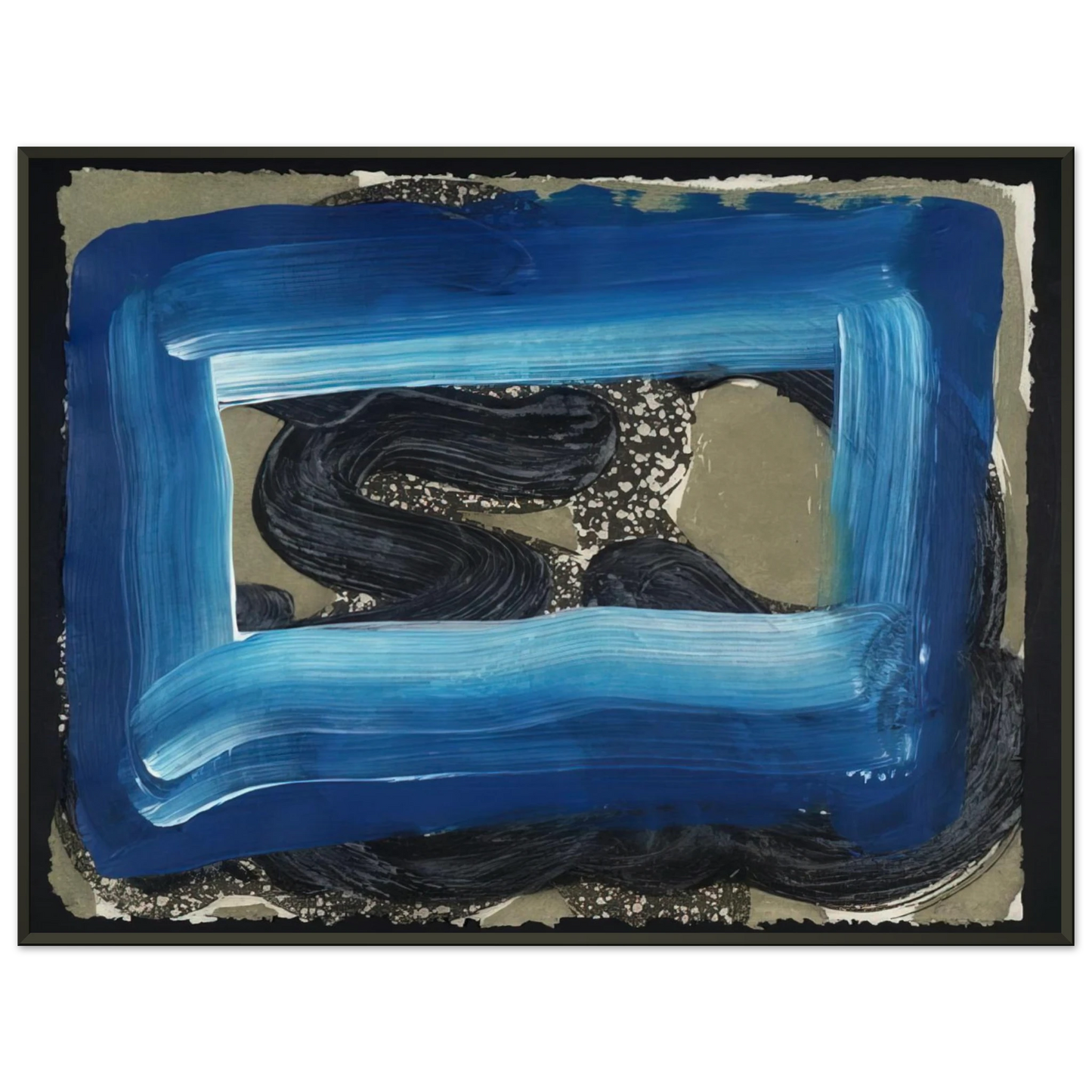 Howard Hodgkin Seafood 2001 Framed Art Print - Aluminum Frame - 70x100 cm / 28x40 inches