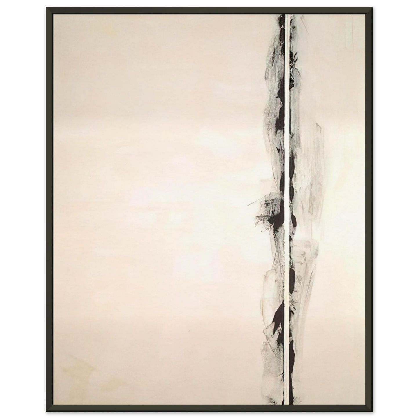Barnett Newman The Station of the Cross First Station Framed Art Print - Aluminum Frame - 70x100 cm / 28x40 inches