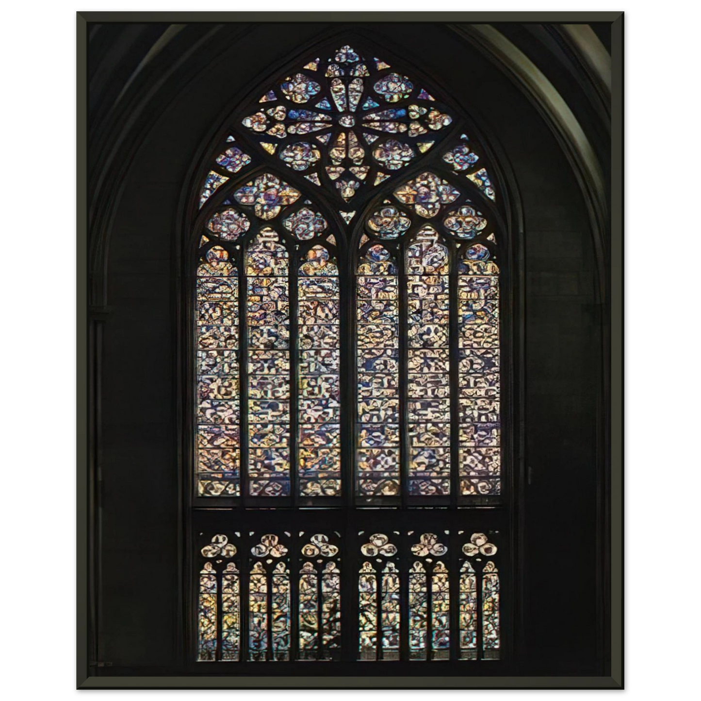 Gerhard Richter COLOGNE CATHEDRAL WINDOW 2007 Framed Art Print - Aluminum Frame - 70x100 cm / 28x40 inches