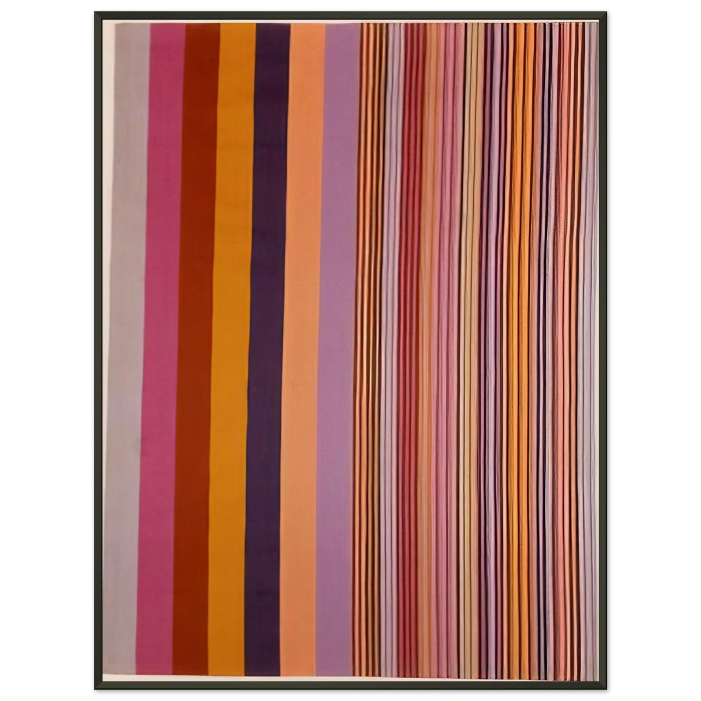 Gene Davis Lincoln Center 1971 Framed Art Print - Aluminum Frame - 60x80 cm / 24x32 inches