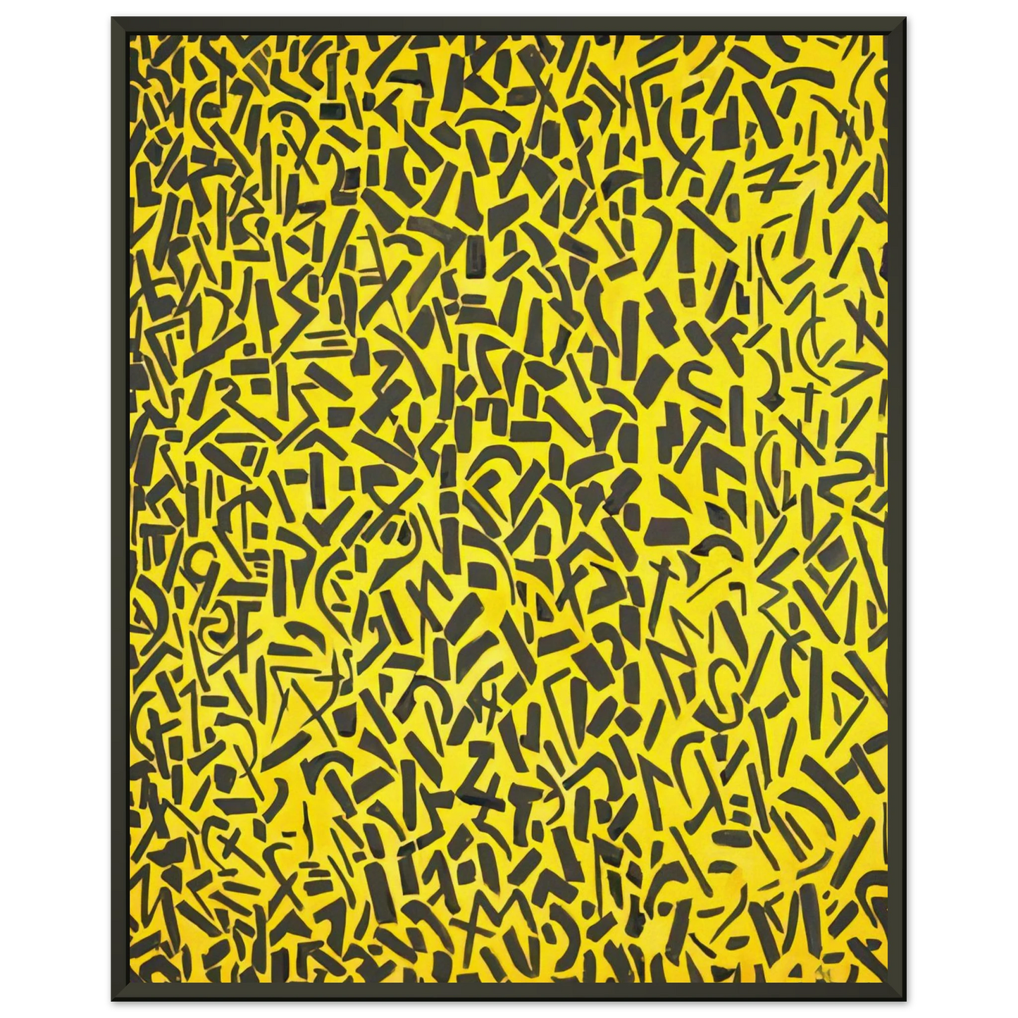Alma Woodsey Thomas ORIENTAL GARDEN CONCERTO 1976 Framed Art Print - Aluminum Frame - 70x100 cm / 28x40 inches