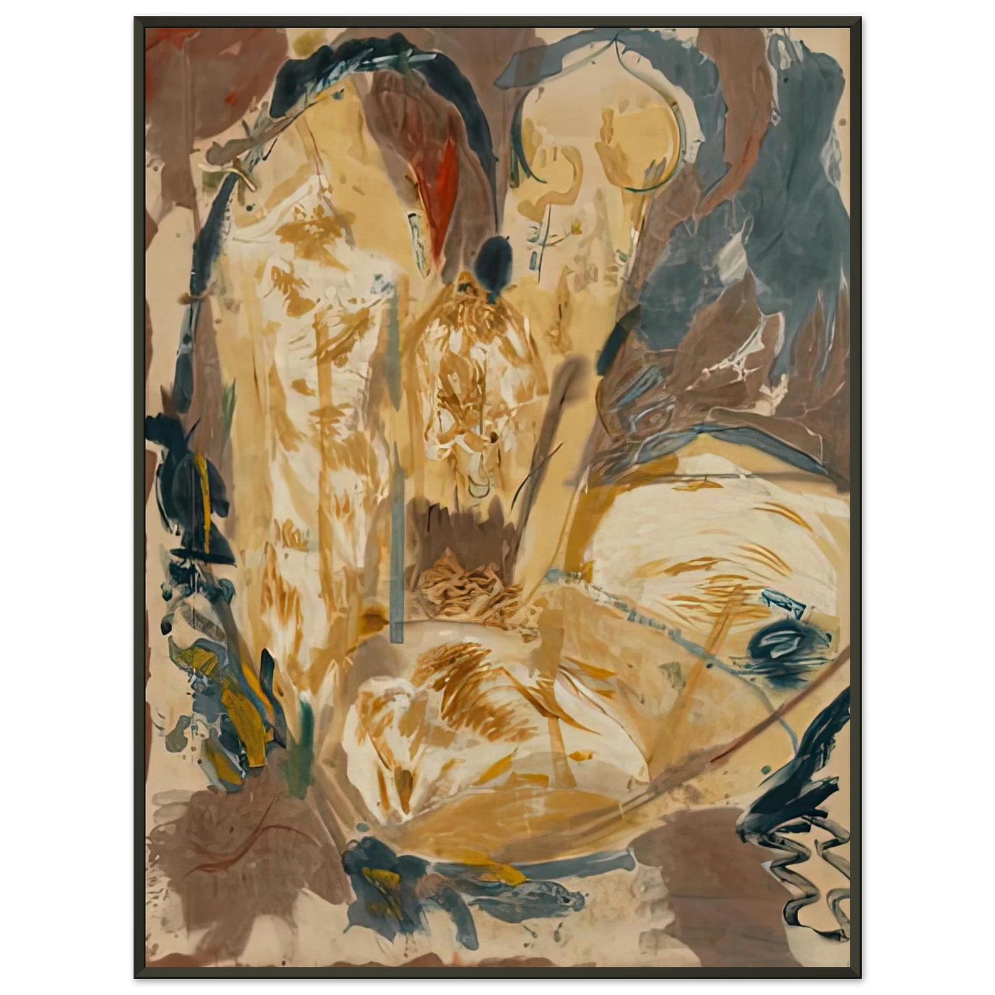 Helen Frankenthaler  Giralda 1956 Framed Art Print  - Aluminum Frame - 70x100 cm / 28x40 inches