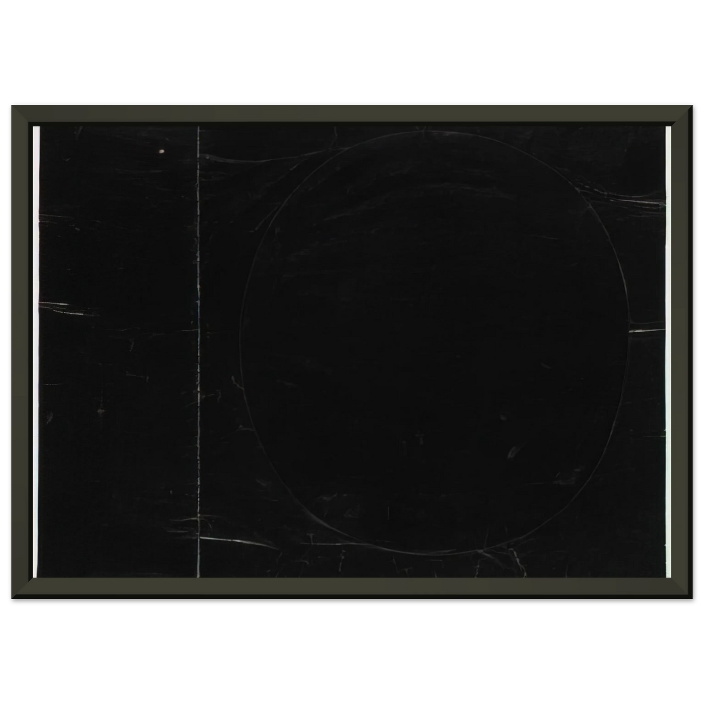 Ellsworth Kelly Black on Black Framed Art Print - Aluminum Frame - 70x100 cm / 28x40 inches