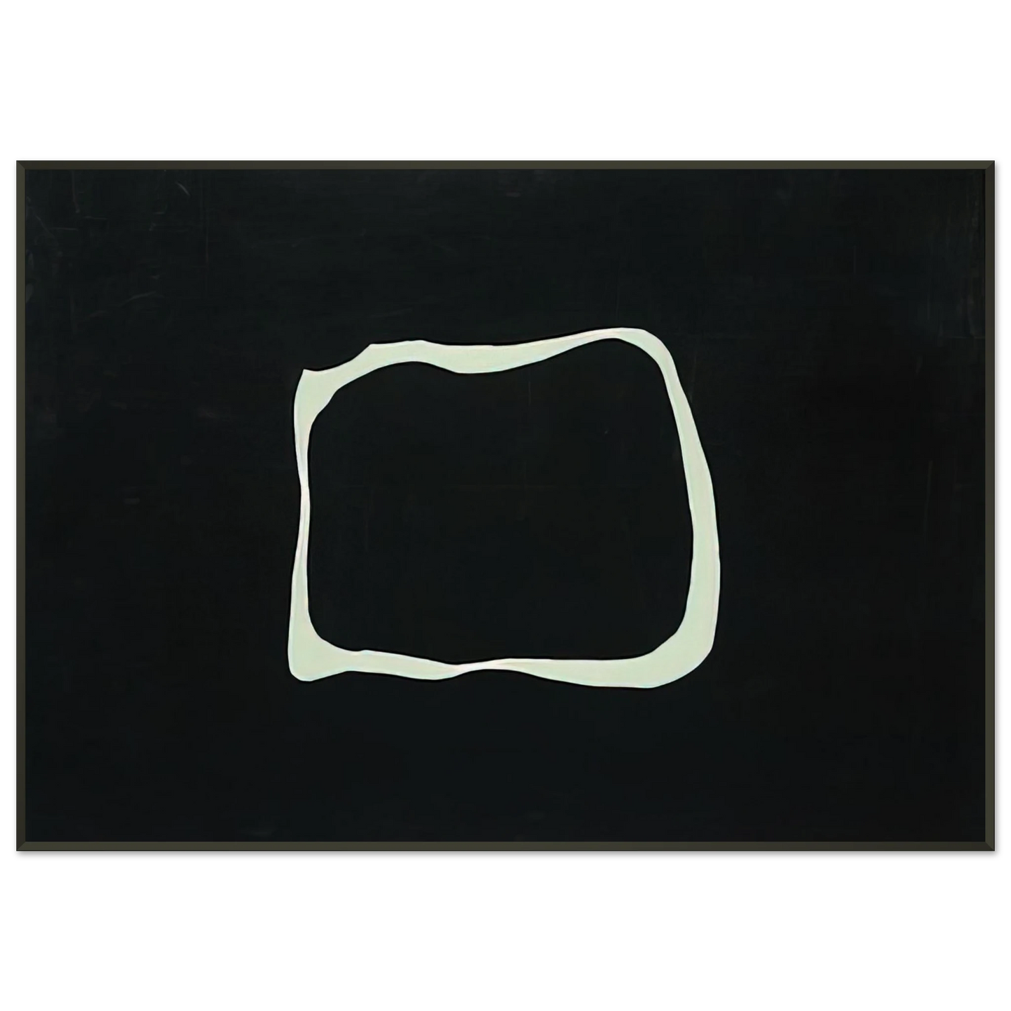 Jiro Yoshihara Untitled 1966 Framed Art Print - Aluminum Frame - 21x29.7 cm / 8x12"