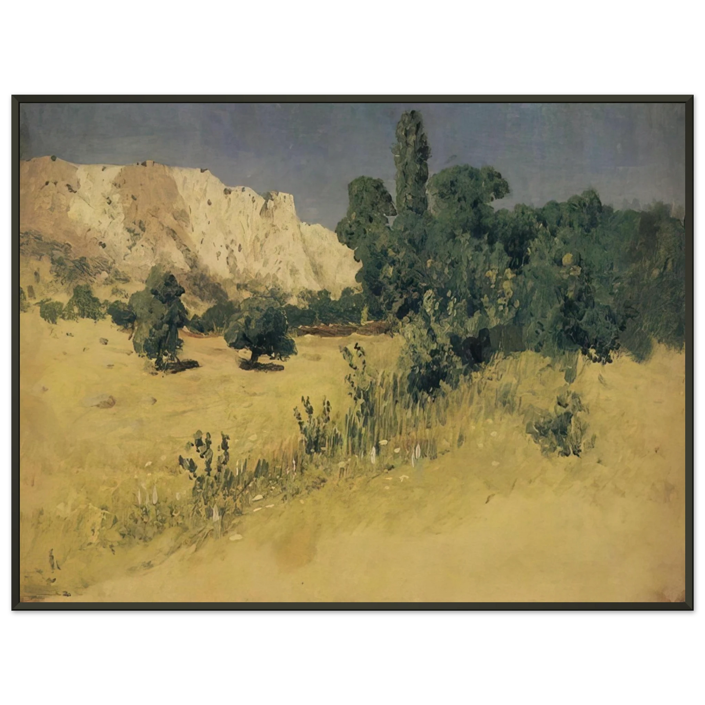 Arkhyp Kuindzhi Crimea Yayla Framed Art Print - Aluminum Frame - 60x80 cm / 24x32 inches