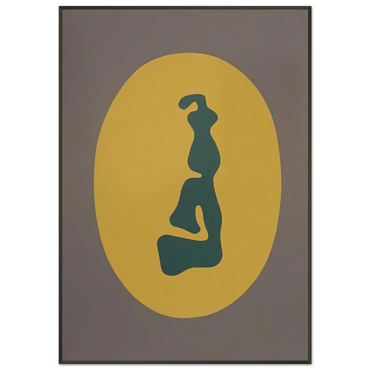 Jean Arp Sun Framed Art Print - Aluminum Frame - 21x29.7 cm / 8x12"