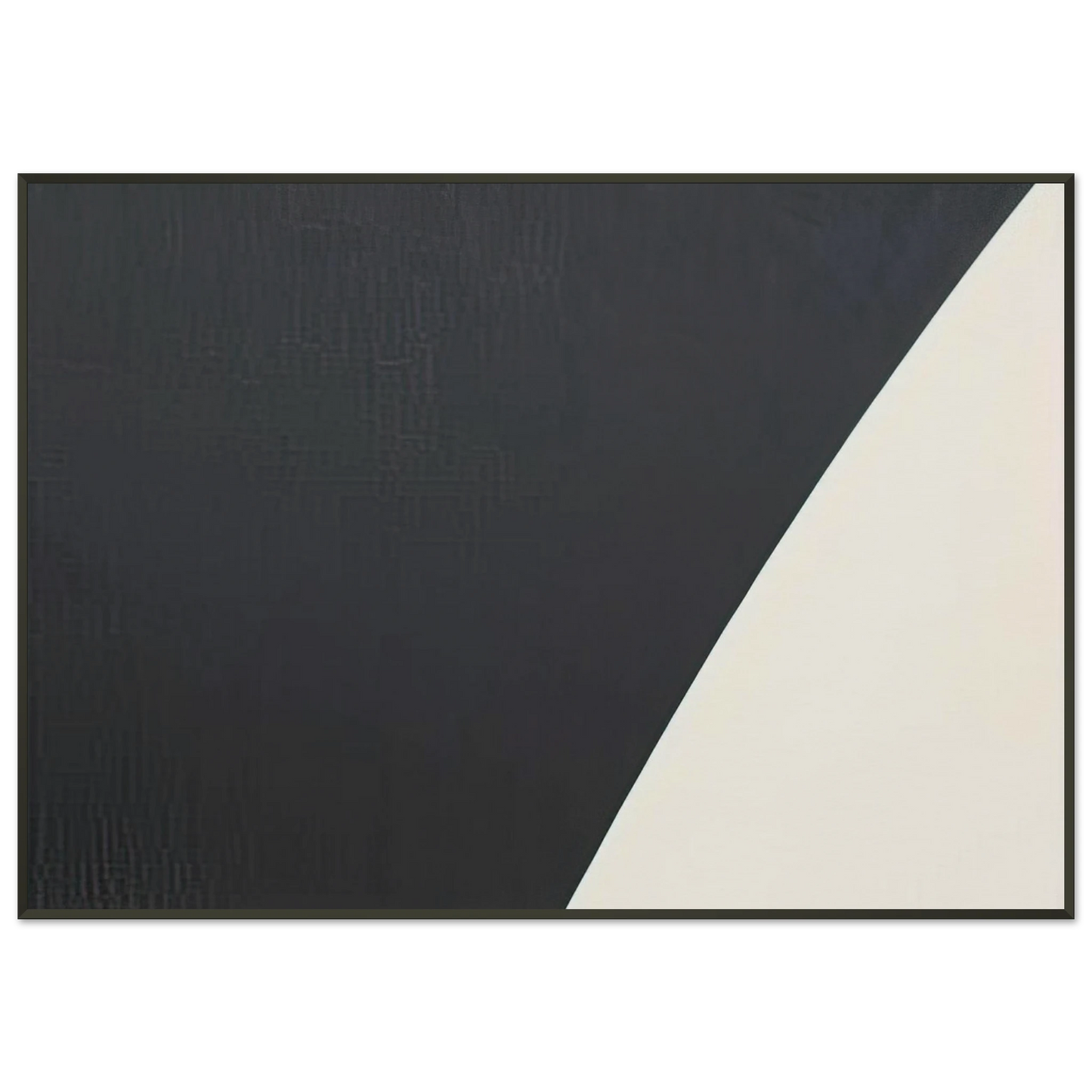 Ellsworth Kelly White Curve VII Framed Art Print - Aluminum Frame - 21x29.7 cm / 8x12"