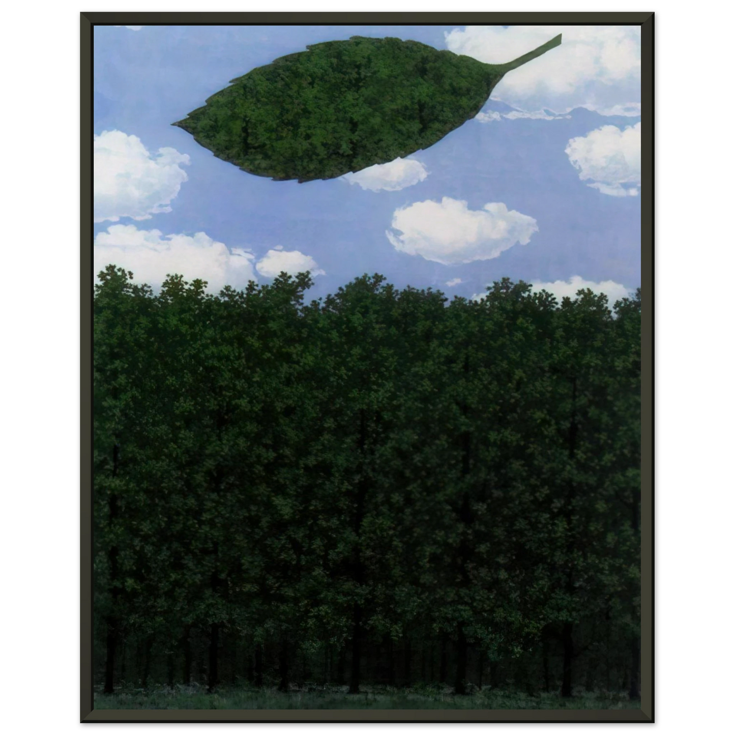 Rene Magritte  CHORUS OF THE SPHINX 1964 Framed Art Print  - Aluminum Frame - 60x80 cm / 24x32 inches