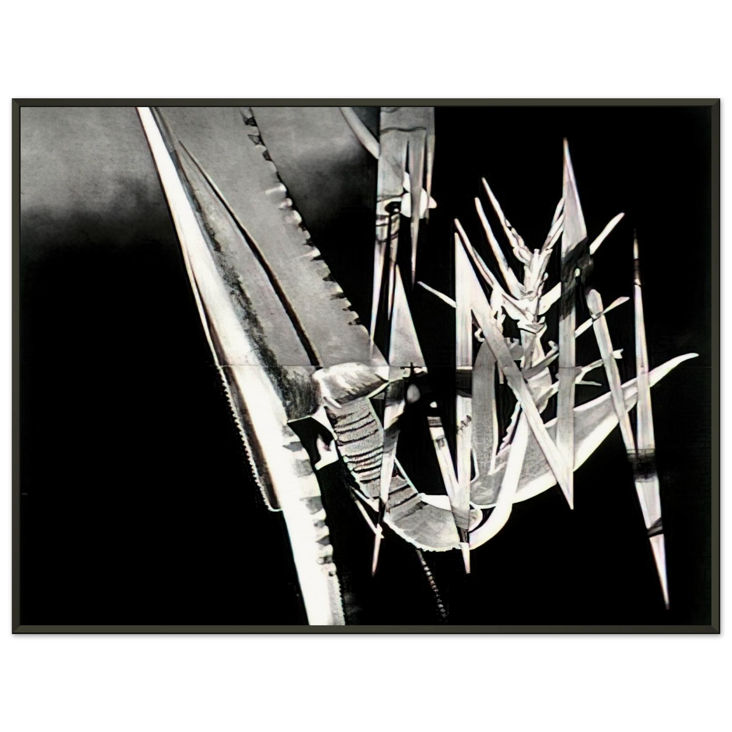 James Rosenquist The Prickly Dark Framed Art Print - Aluminum Frame - 40x50 cm / 16x20 inches