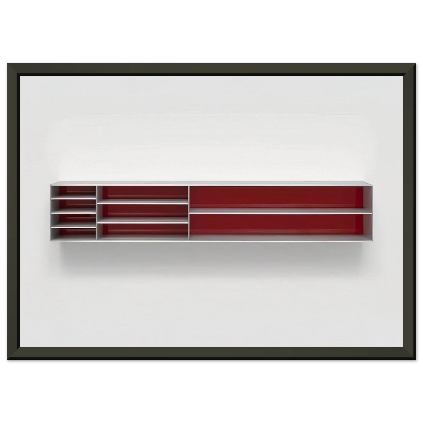 Donald Judd Untitled 1984 Framed Art Print - Aluminum Frame - 70x100 cm / 28x40 inches