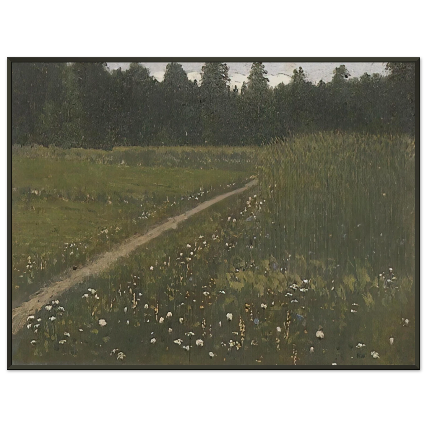 Arkhyp Kuindzhi Forest Glade Framed Art Print - Aluminum Frame - 60x80 cm / 24x32 inches