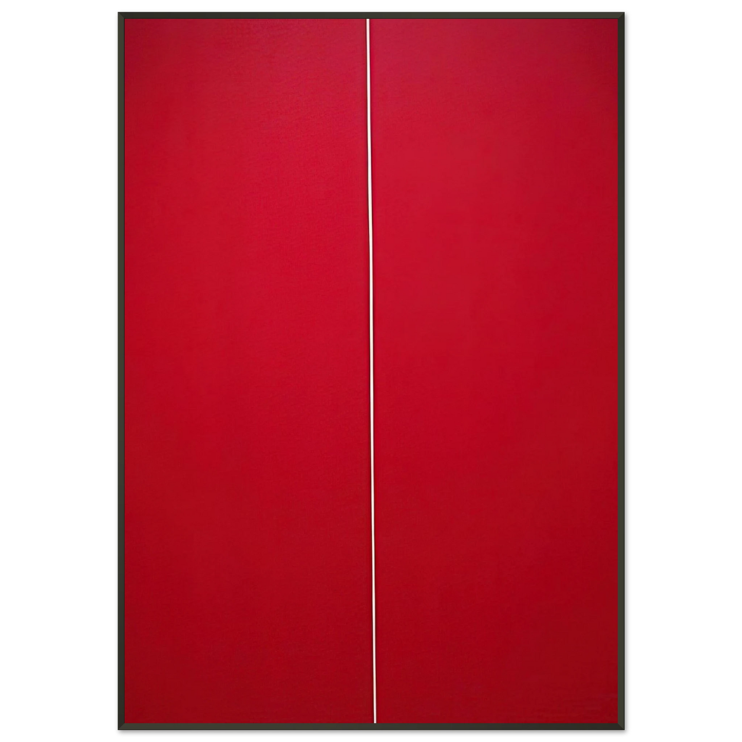 Barnett Newman Be I Framed Art Print - Aluminum Frame - 21x29.7 cm / 8x12"