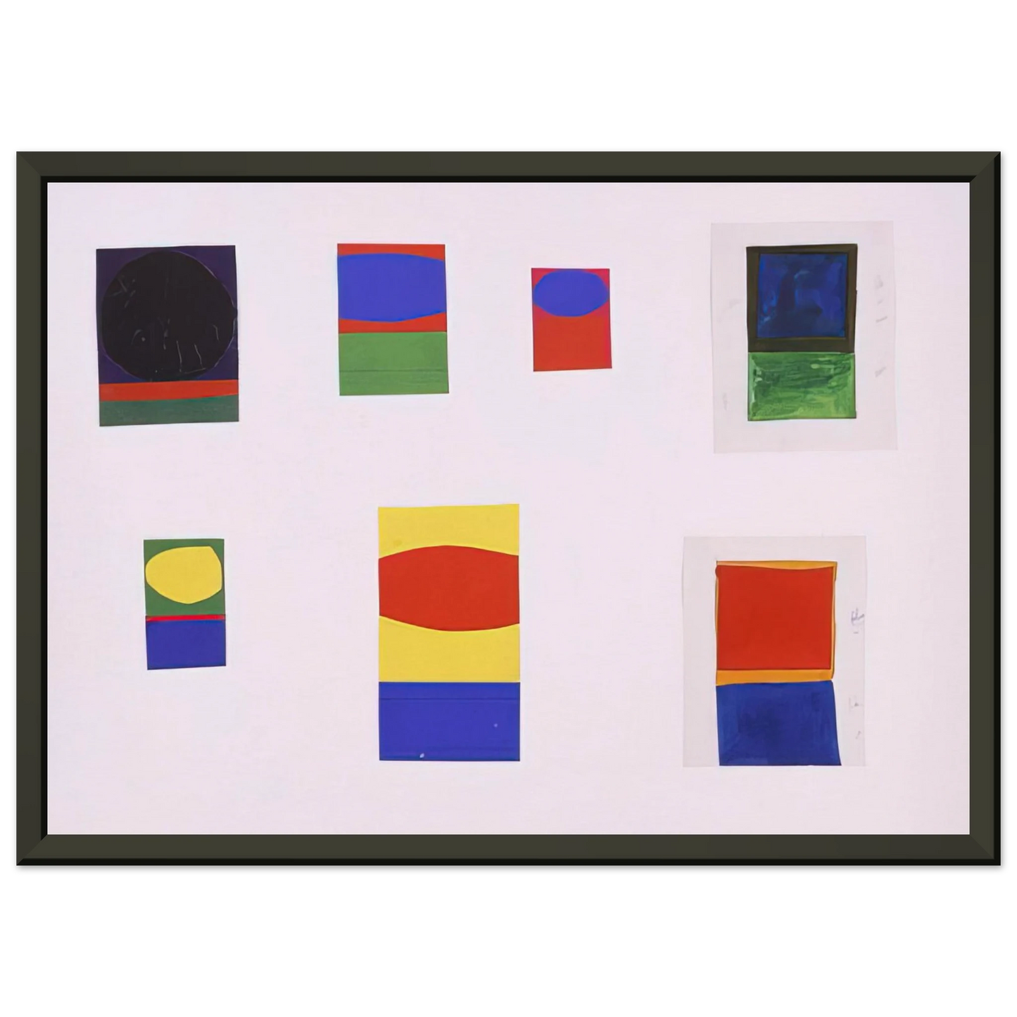 Ellsworth Kelly Tablet 153 Framed Art Print - Aluminum Frame - 70x100 cm / 28x40 inches