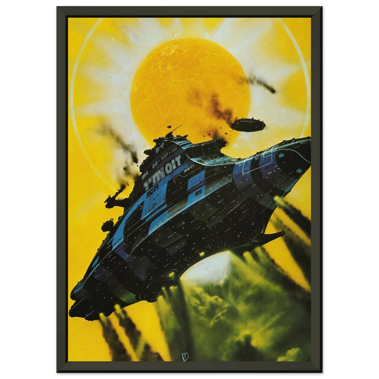 Chris Foss Chris Foss Framed Art Print - Aluminum Frame - 60x80 cm / 24x32 inches