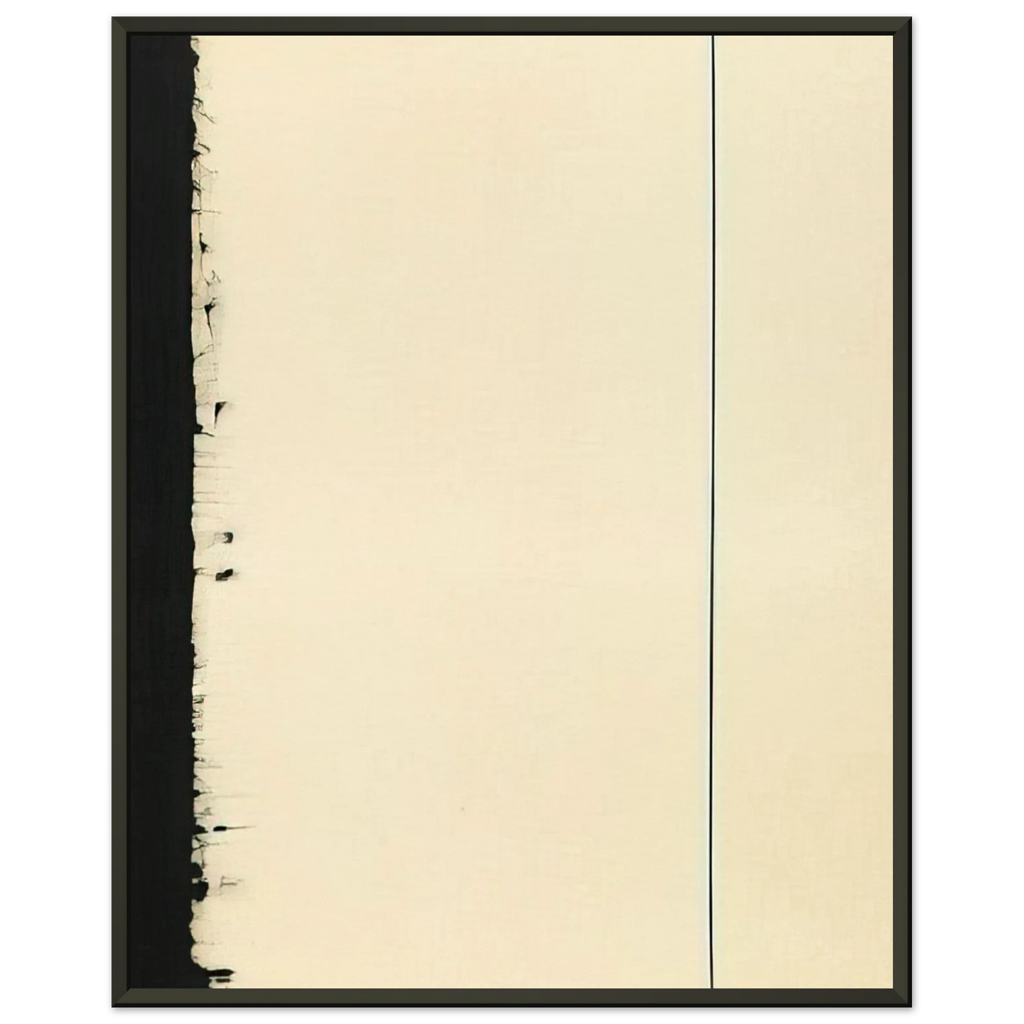 Barnett Newman The Station of the Cross Fifth Station Framed Art Print - Aluminum Frame - 40x50 cm / 16x20 inches