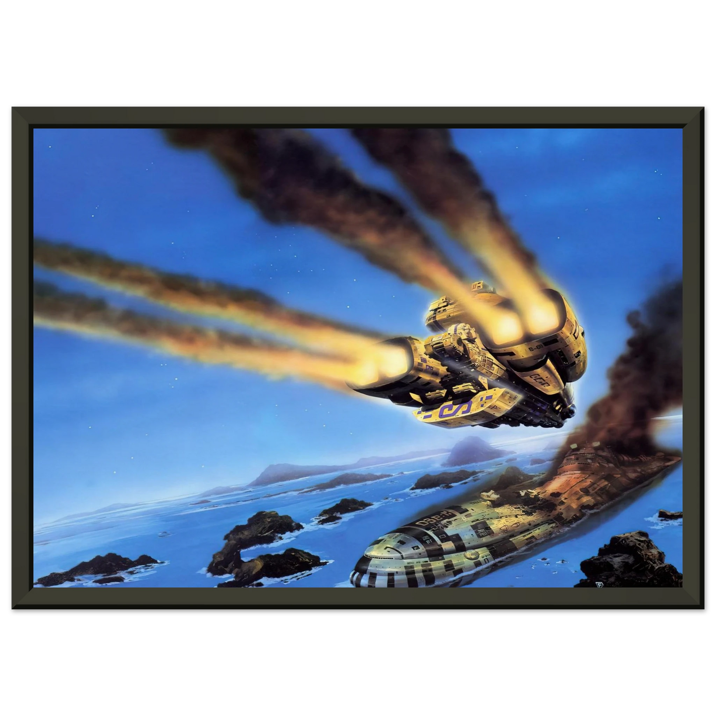 Chris Foss Chris Foss Framed Art Print - Aluminum Frame - 60x80 cm / 24x32 inches