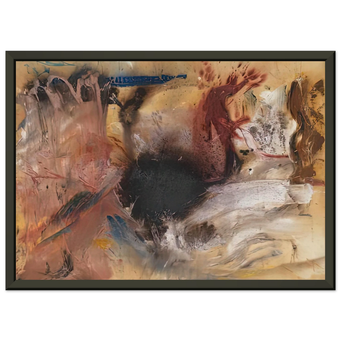 Helen Frankenthaler Sun Spot 1954 Framed Art Print - Aluminum Frame - 60x80 cm / 24x32 inches