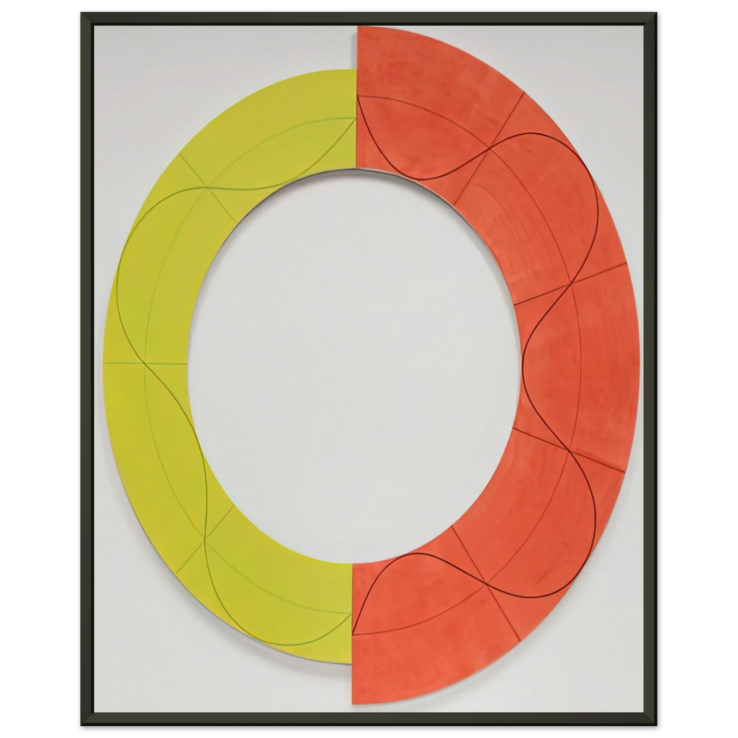 Robert Mangold SPLIT RING IMAGE 1 2009 Framed Art Print - Aluminum Frame - 70x100 cm / 28x40 inches