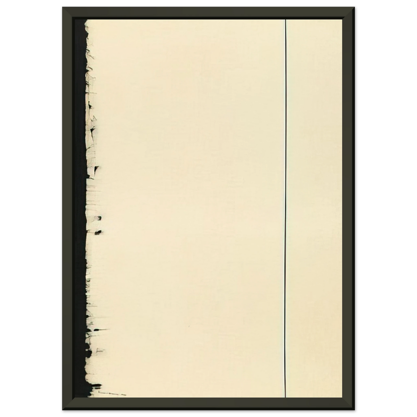 Barnett Newman The Station of the Cross Fifth Station Framed Art Print - Aluminum Frame - 70x100 cm / 28x40 inches