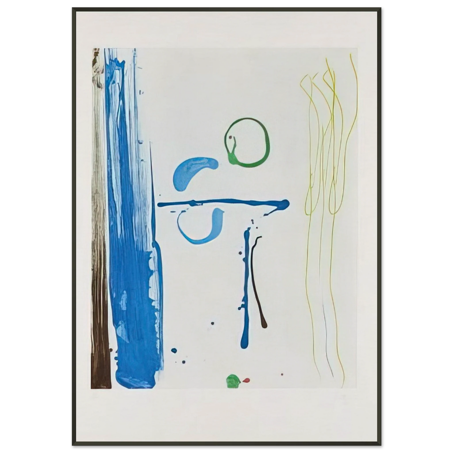 Helen Frankenthaler Sunshine After Rain 1987 Framed Art Print - Aluminum Frame - 21x29.7 cm / 8x12"