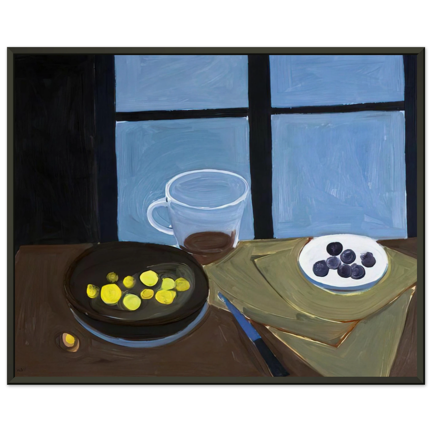 William Scott Still Life 1949 Framed Art Print - Aluminum Frame - 70x100 cm / 28x40 inches
